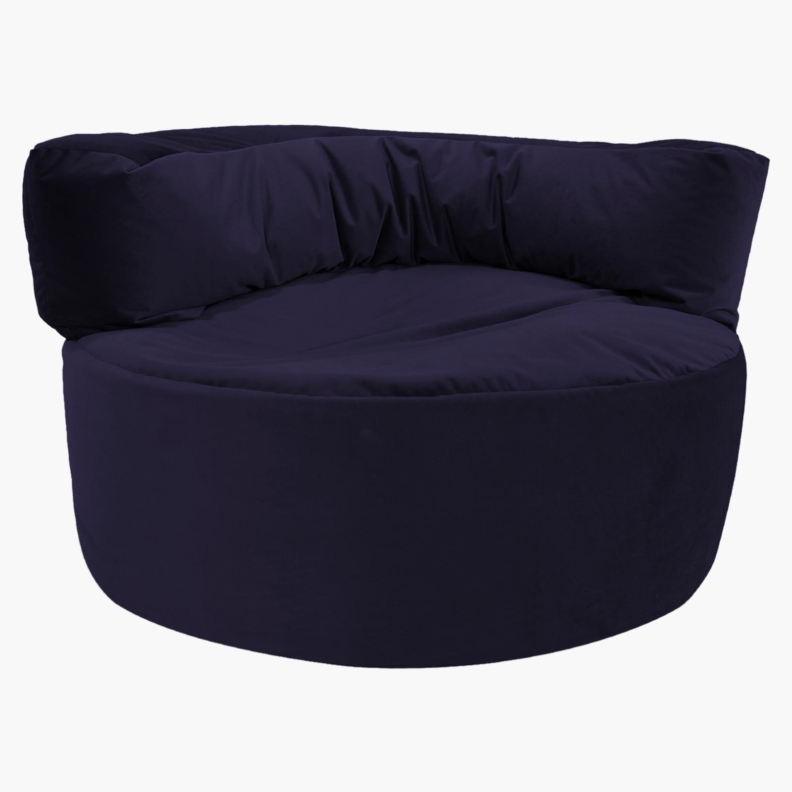 Julie Solid Velvet Bean Bag Chair-furniture-sofaandseating-ottomansbeanbagsandpoufs-image-3