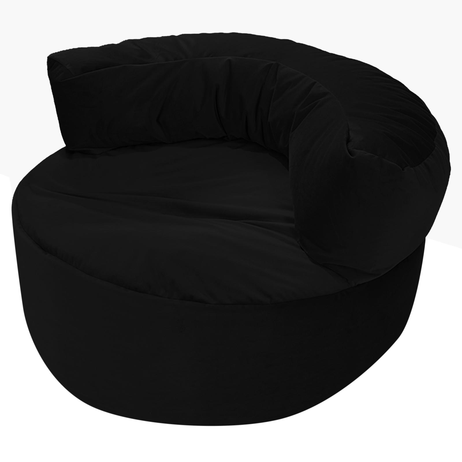 Julie Solid Velvet Bean Bag Chair-furniture-sofaandseating-ottomansbeanbagsandpoufs-image-1