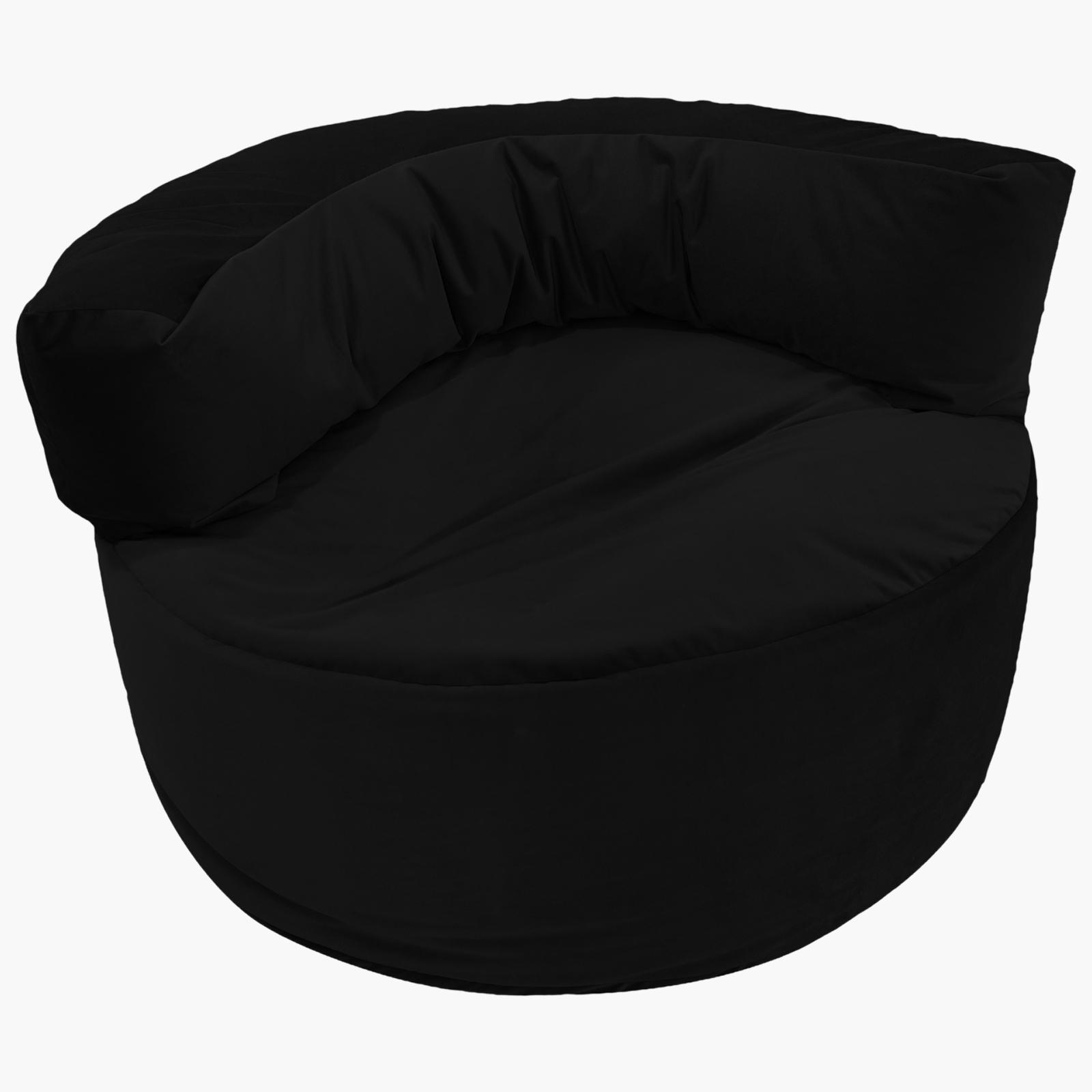 Julie Solid Velvet Bean Bag Chair-furniture-sofaandseating-ottomansbeanbagsandpoufs-image-2