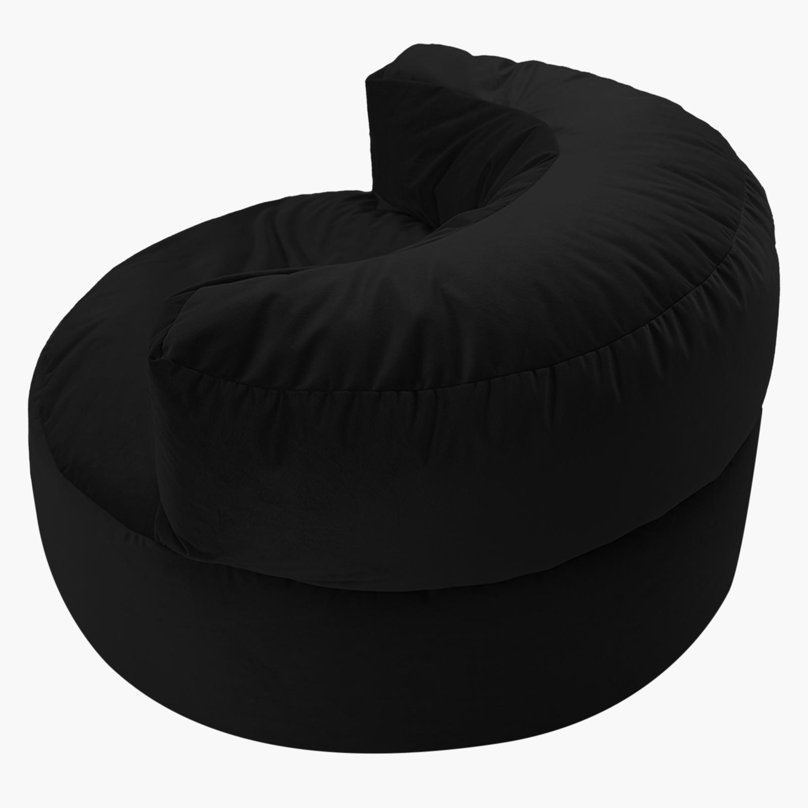 Julie Solid Velvet Bean Bag Chair-furniture-sofaandseating-ottomansbeanbagsandpoufs-image-4