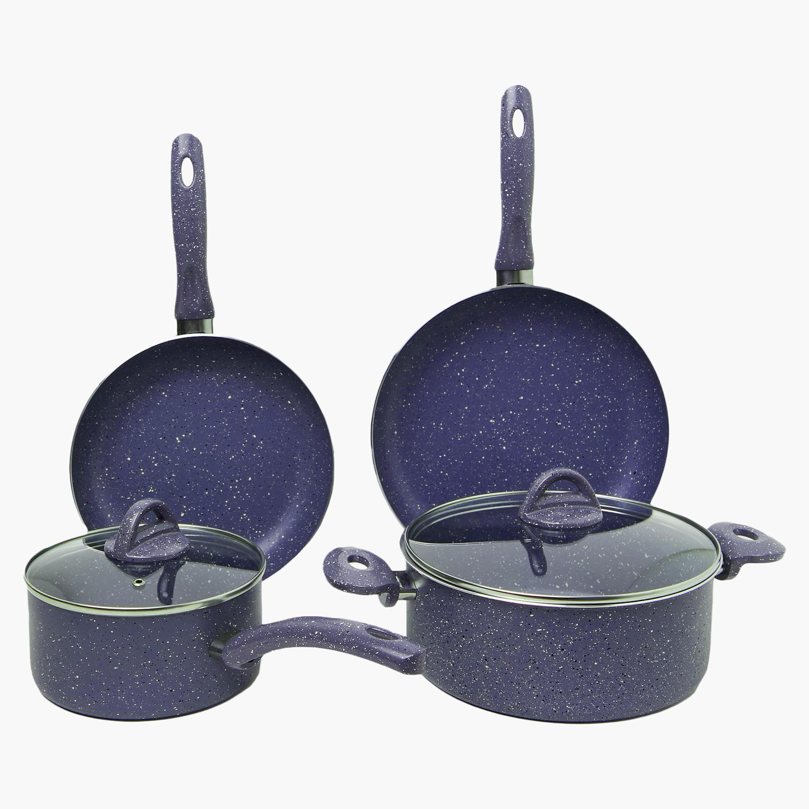 La Casa 6-Piece Turkish Granite Cookware Set with Pyrex Lid-household-kitchen-cookware-cookwareandsets-image-2