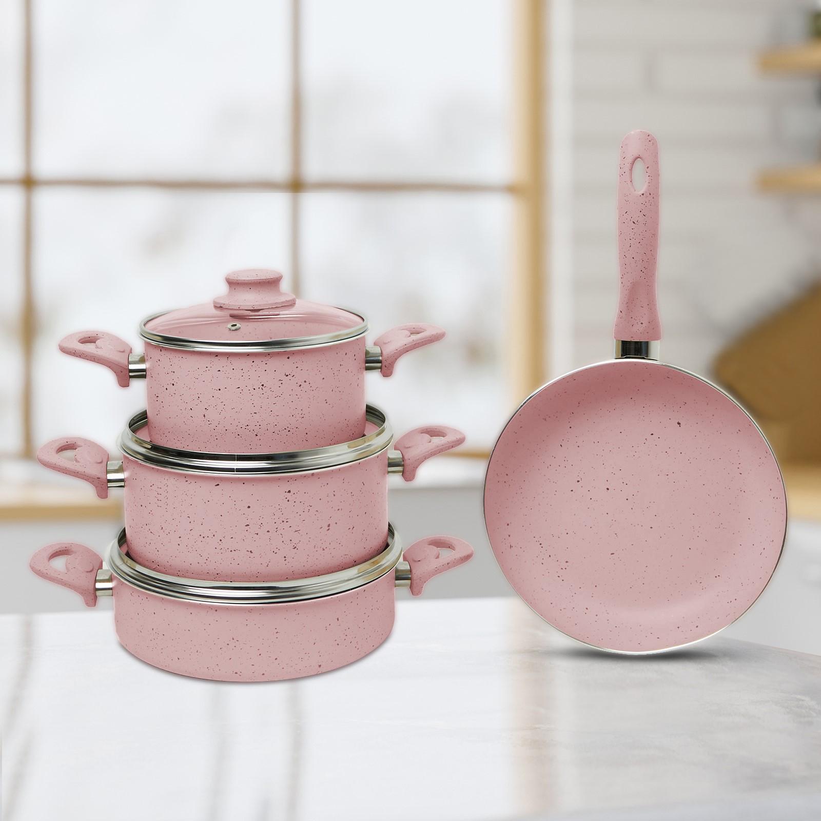 Kunzita Home Napoli 7-Piece Turkish Granite Cookware Set with Pyrex Lid-household-kitchen-cookware-cookwareandsets-image-1