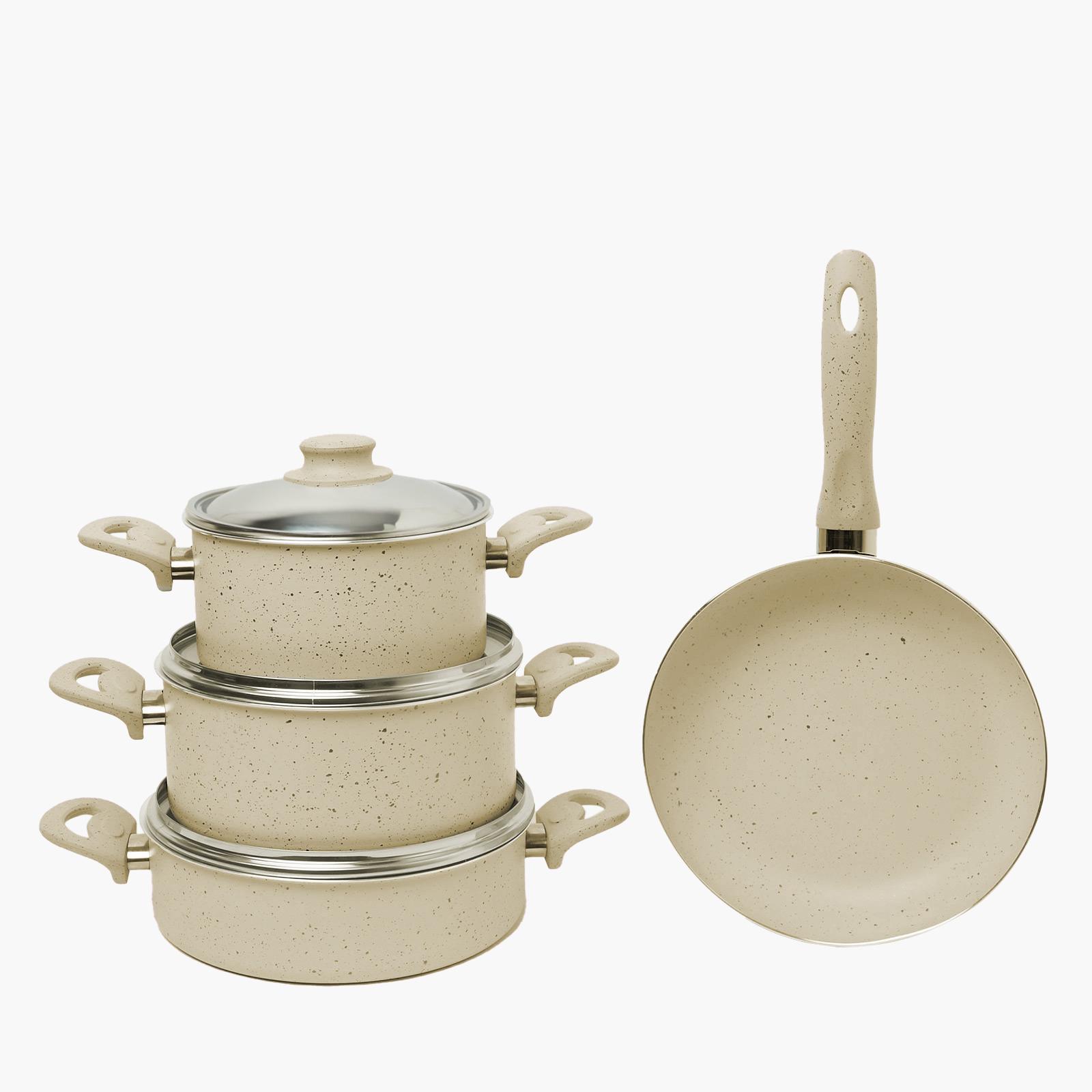 Kunzita Home Napoli 7-Piece Turkish Granite Cookware Set with Steel Lid-household-kitchen-cookware-cookwareandsets-image-2