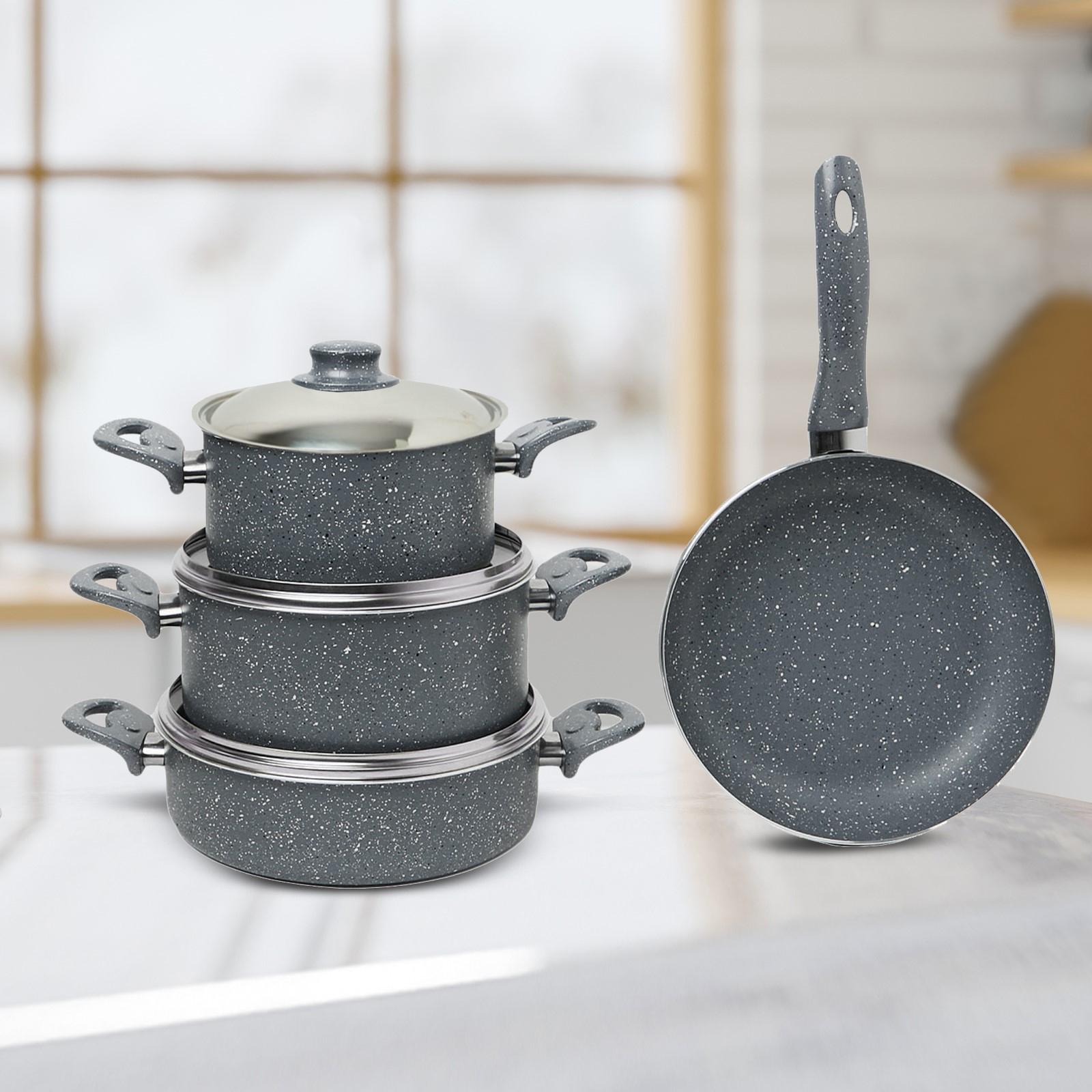 Kunzita Home Napoli 7-Piece Turkish Granite Cookware Set with Steel Lid-household-kitchen-cookware-cookwareandsets-image-1
