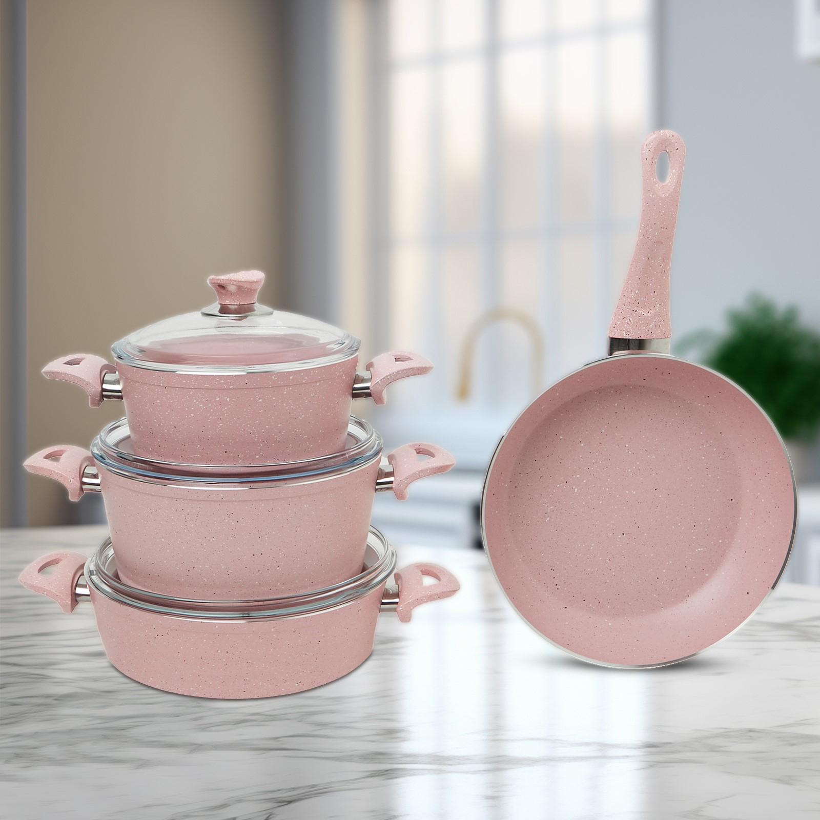 Turkish Granite 7-Piece Cookware Set with Pyrex Lid-household-kitchen-cookware-cookwareandsets-image-1