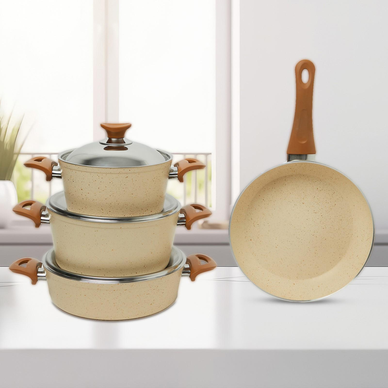 Turkish Granite 7-Piece Cookware Set with Steel Lid-household-kitchen-cookware-cookwareandsets-image-1