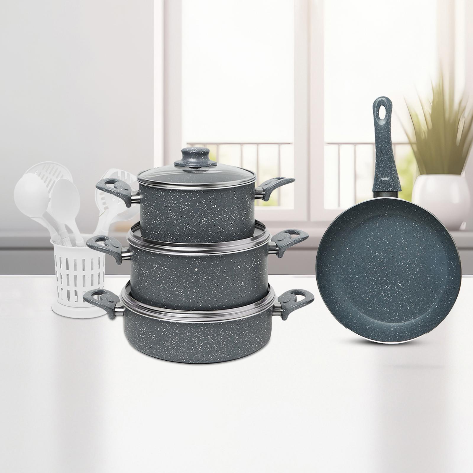 Kunzita Home Napoli 13-Pieces Turkish Granite Cookware Set-household-kitchen-cookware-cookwareandsets-image-1