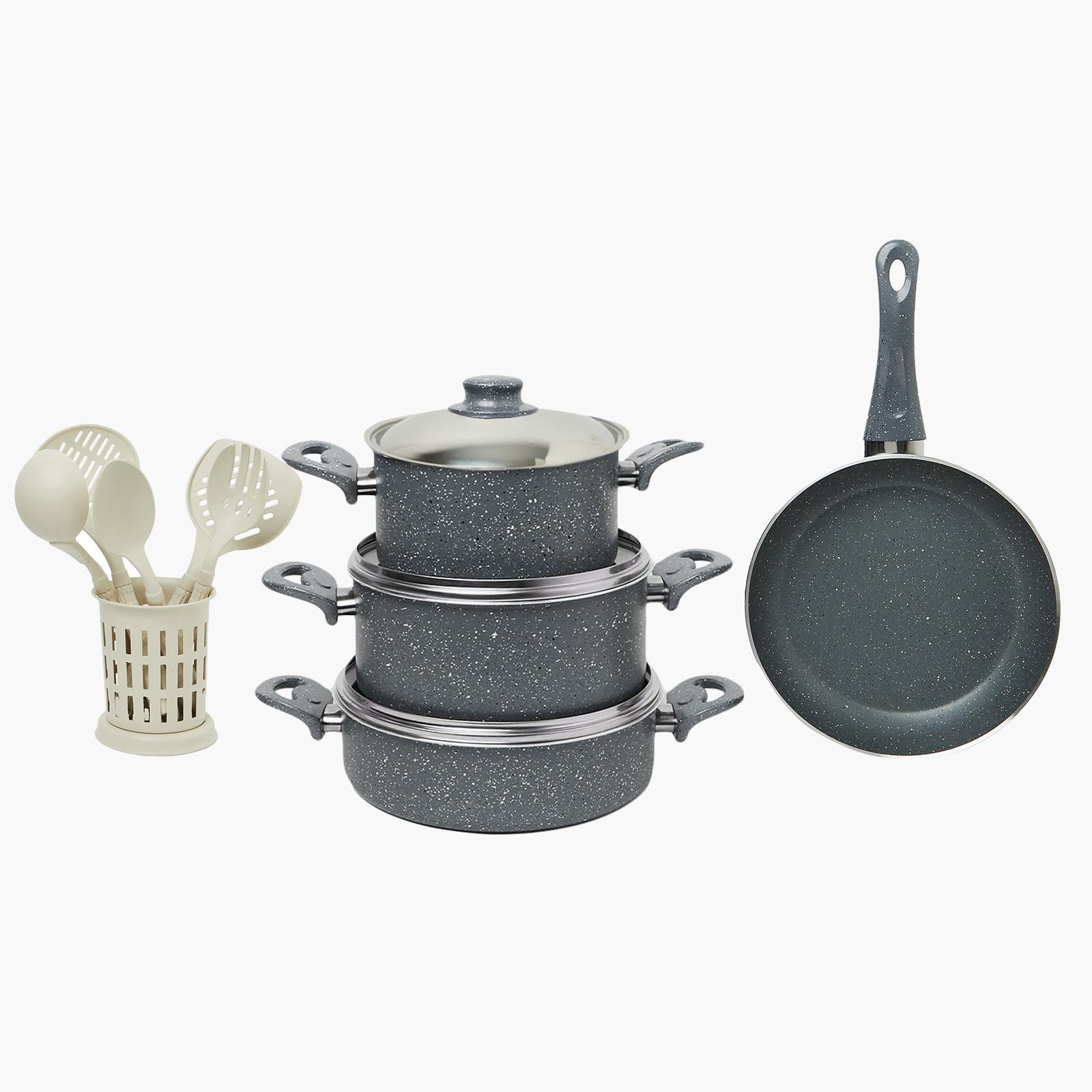 Kunzita Home Napoli 13-Pieces Turkish Granite Cookware Set-household-kitchen-cookware-cookwareandsets-image-2