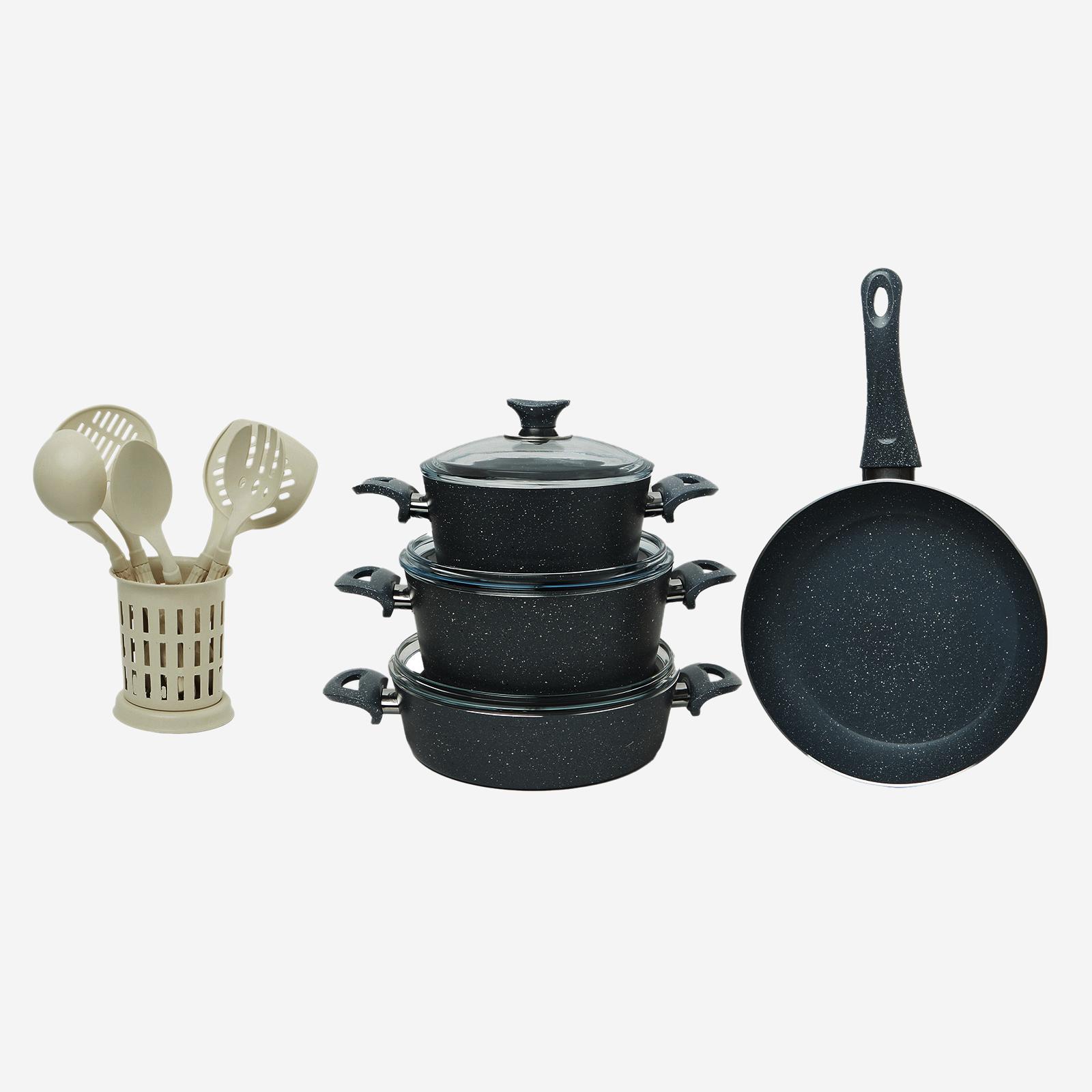 Turkish Granite 13-Piece Cookware Set with Pyrex Lid-household-kitchen-cookware-cookwareandsets-image-2