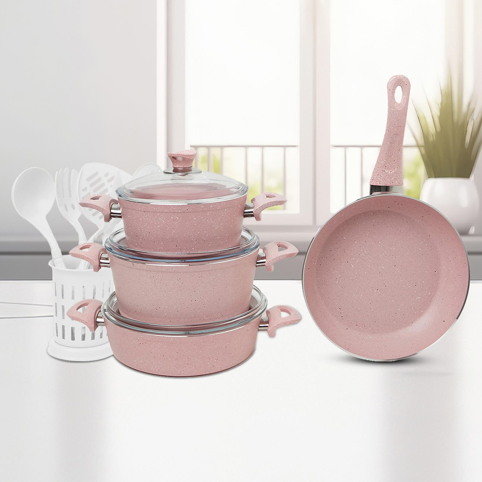 Turkish Granite 13-Piece Cookware Set with Pyrex Lid-household-kitchen-cookware-cookwareandsets-image-1