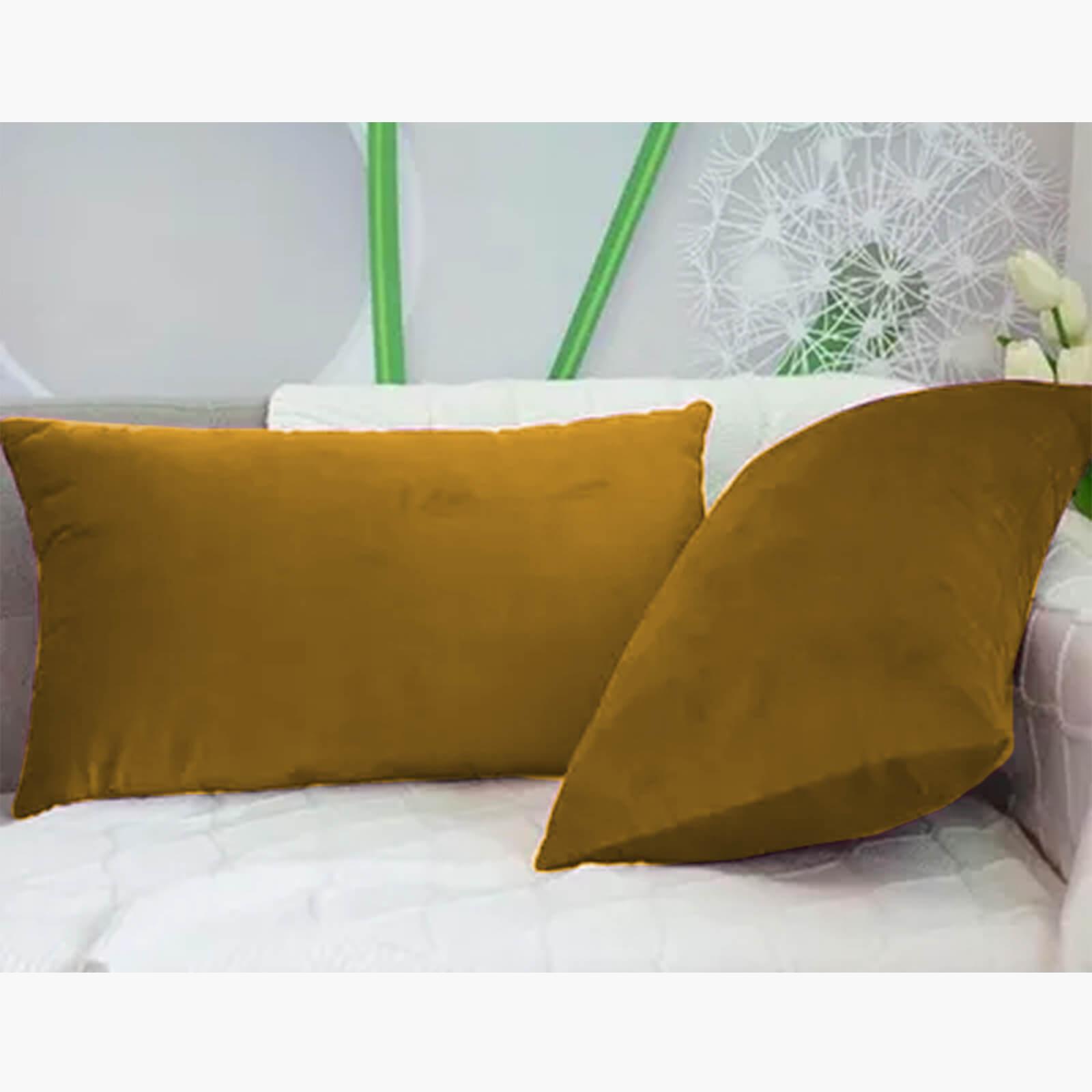 Velvet 2-Piece Filled Cushion Set - 50x30 cms-household-cushionsandthrows-filledcushions-decorativecushions-image-3