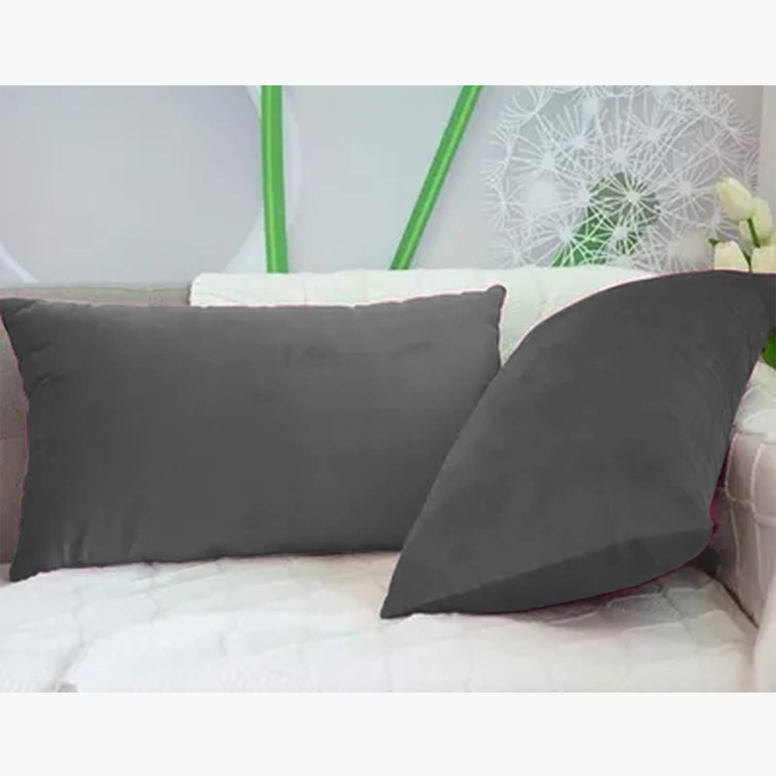Velvet 2-Piece Filled Cushion Set - 50x30 cms-household-cushionsandthrows-filledcushions-decorativecushions-image-3