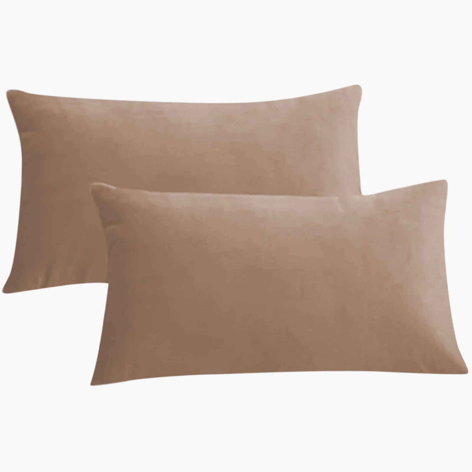 Velvet 2-Piece Filled Cushion Set - 50x30 cms-household-cushionsandthrows-filledcushions-decorativecushions-image-2