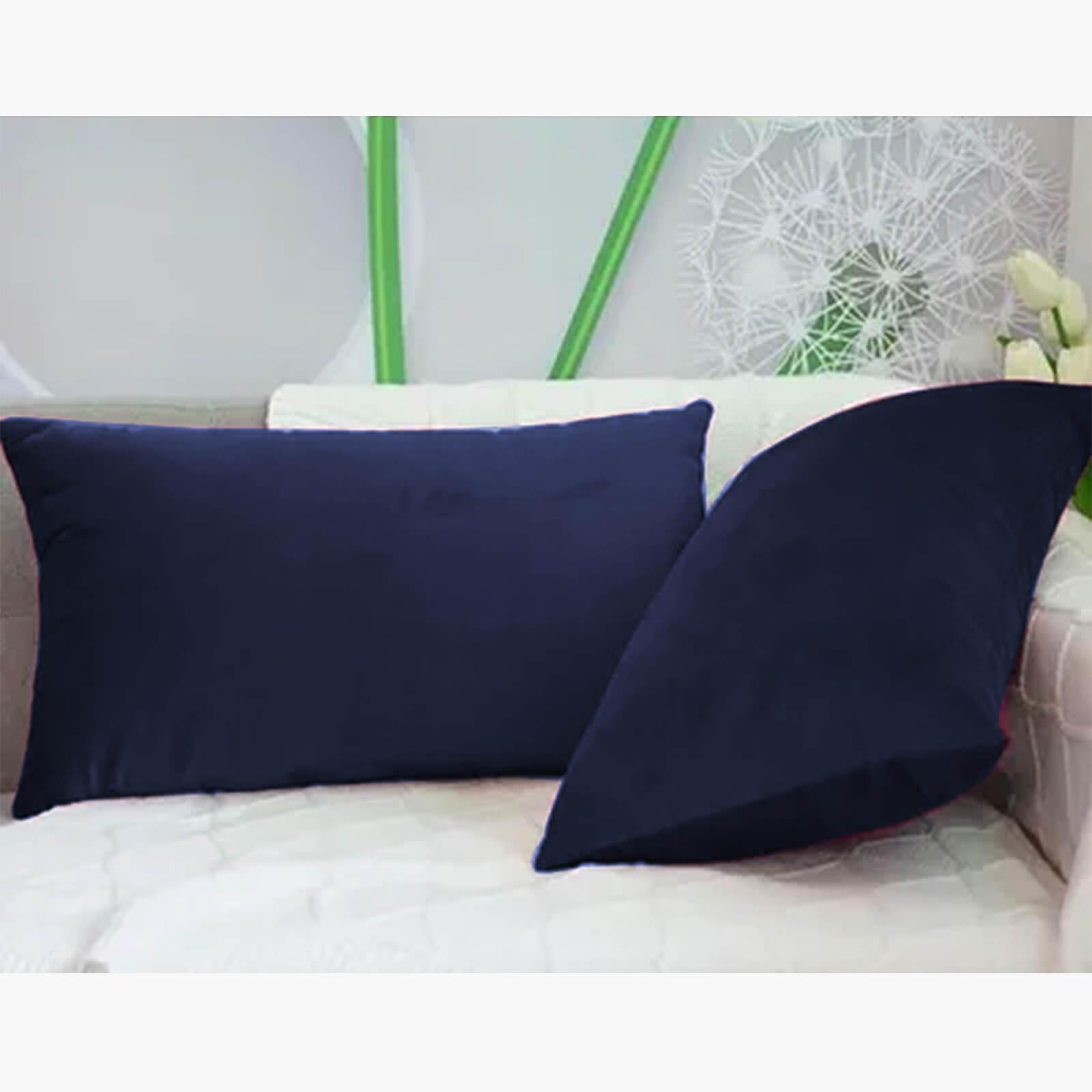 Velvet 2-Piece Filled Cushion Set - 50x30 cms-household-cushionsandthrows-filledcushions-decorativecushions-image-3