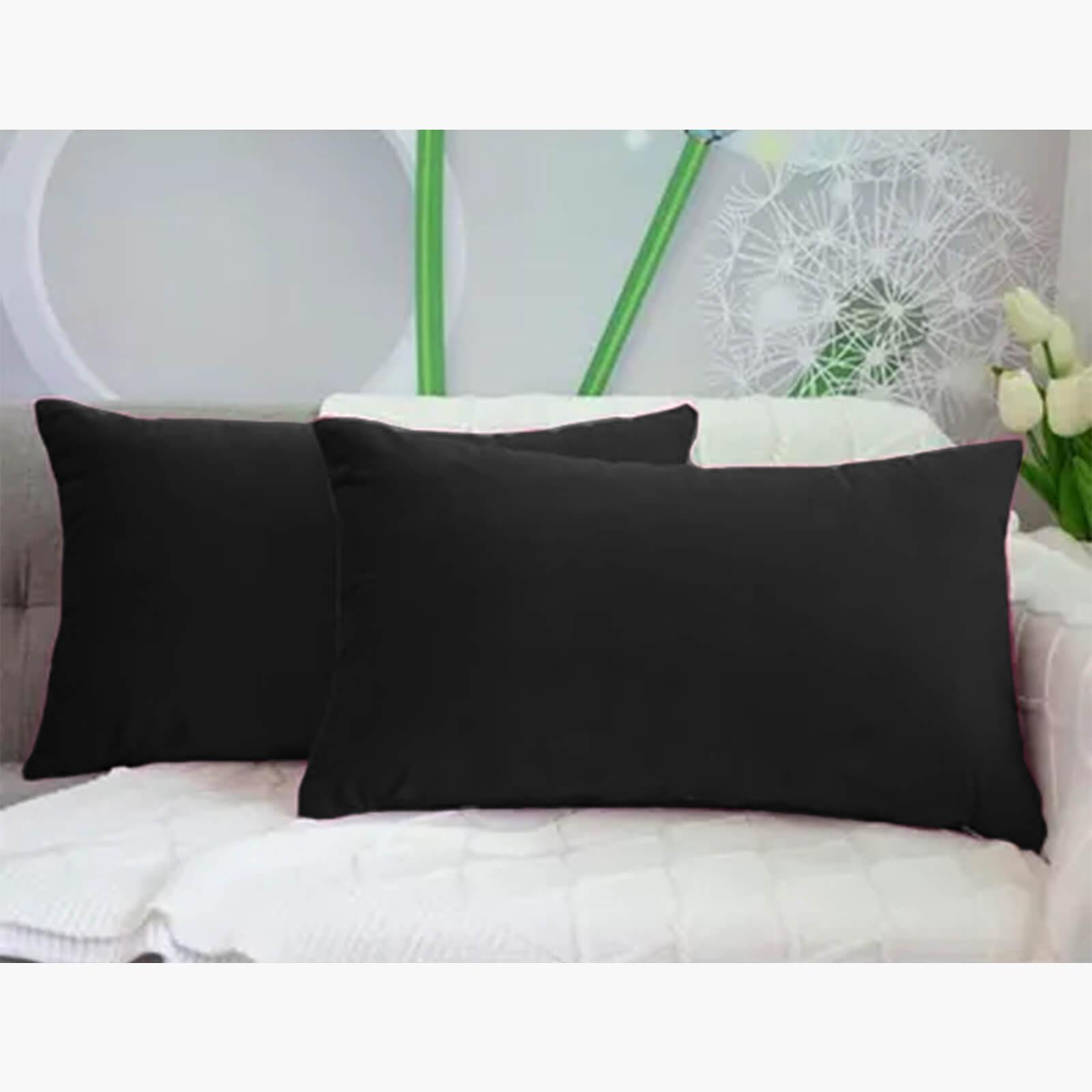 Velvet 2-Piece Filled Cushion Set - 50x30 cms-household-cushionsandthrows-filledcushions-decorativecushions-image-1