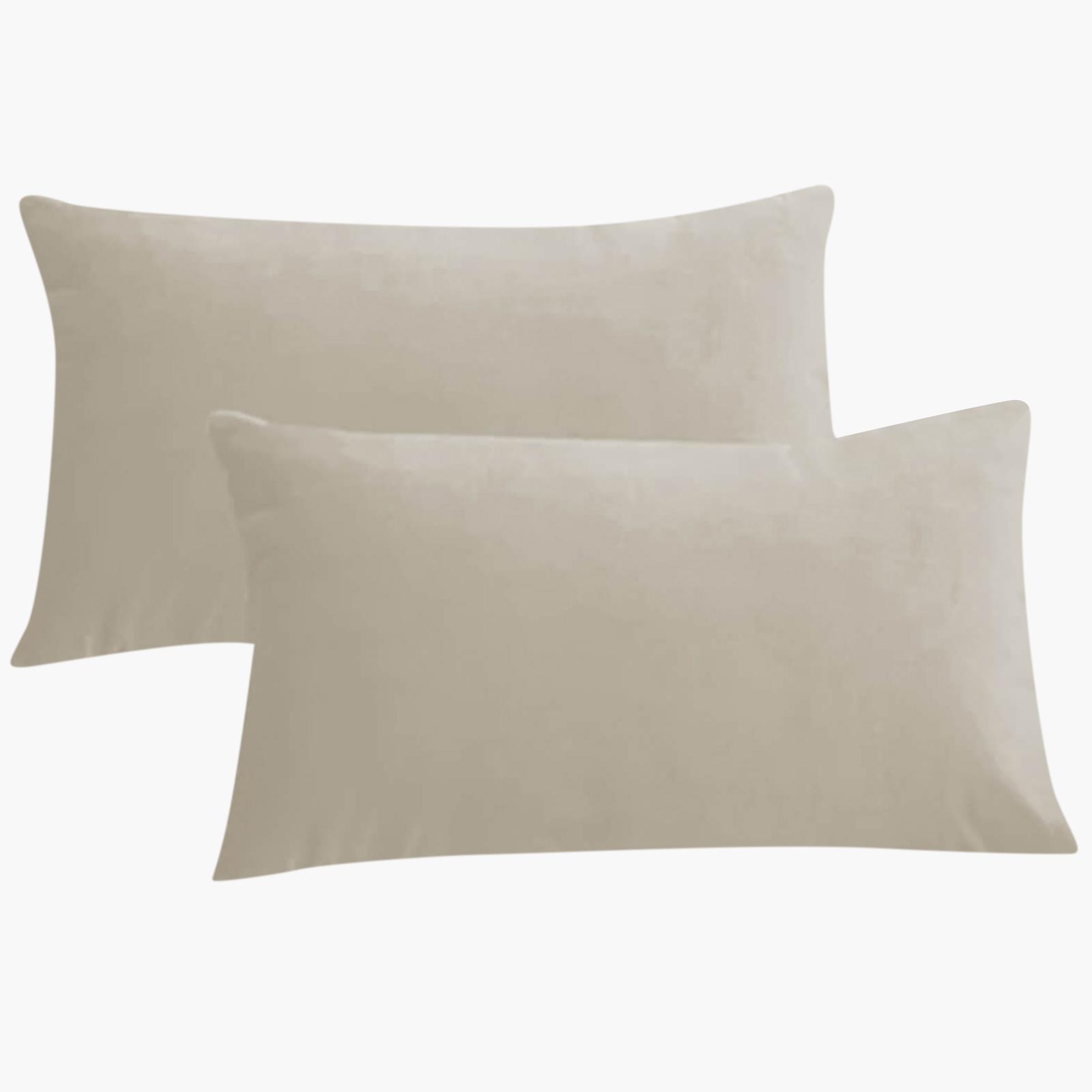 Velvet 2-Piece Filled Cushion Set - 50x30 cms-household-cushionsandthrows-filledcushions-decorativecushions-image-2