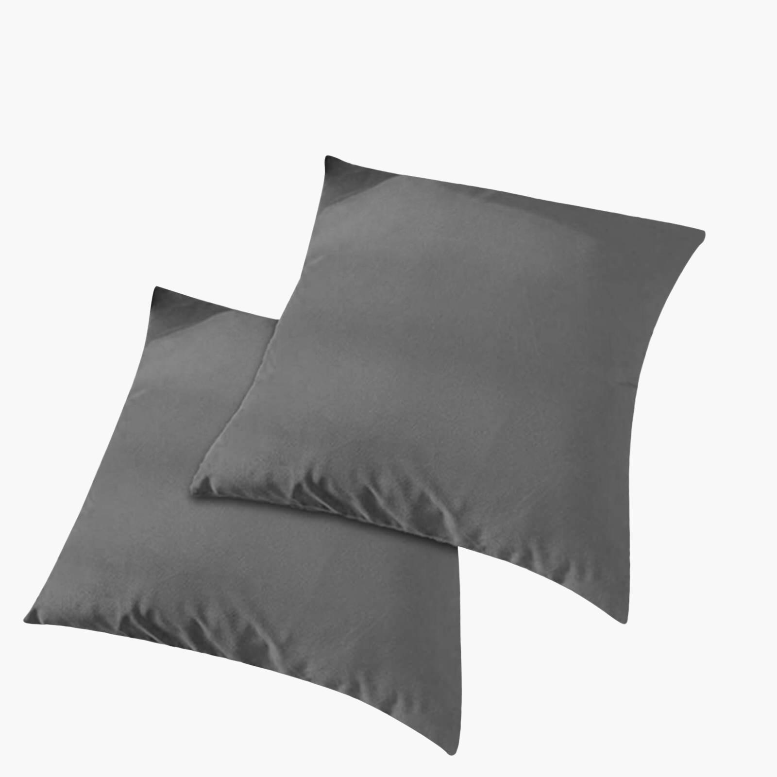 Velvet 2-Piece Filled Cushion Set - 45x45 cms-household-cushionsandthrows-filledcushions-decorativecushions-image-2
