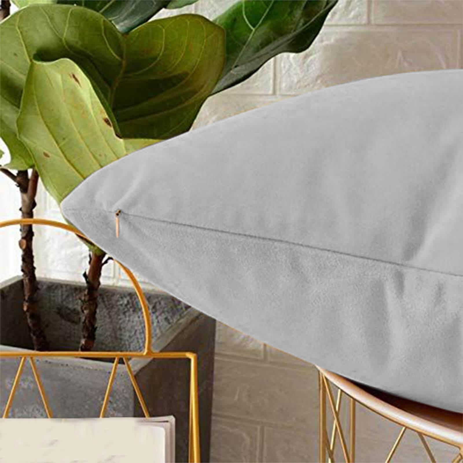 Velvet 2-Piece Filled Cushion Set - 45x45 cms-household-cushionsandthrows-filledcushions-decorativecushions-image-3