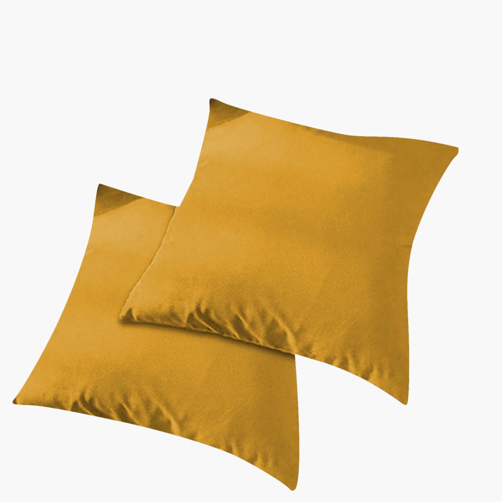 Velvet 2-Piece Filled Cushion Set - 45x45 cms-household-cushionsandthrows-filledcushions-decorativecushions-image-2
