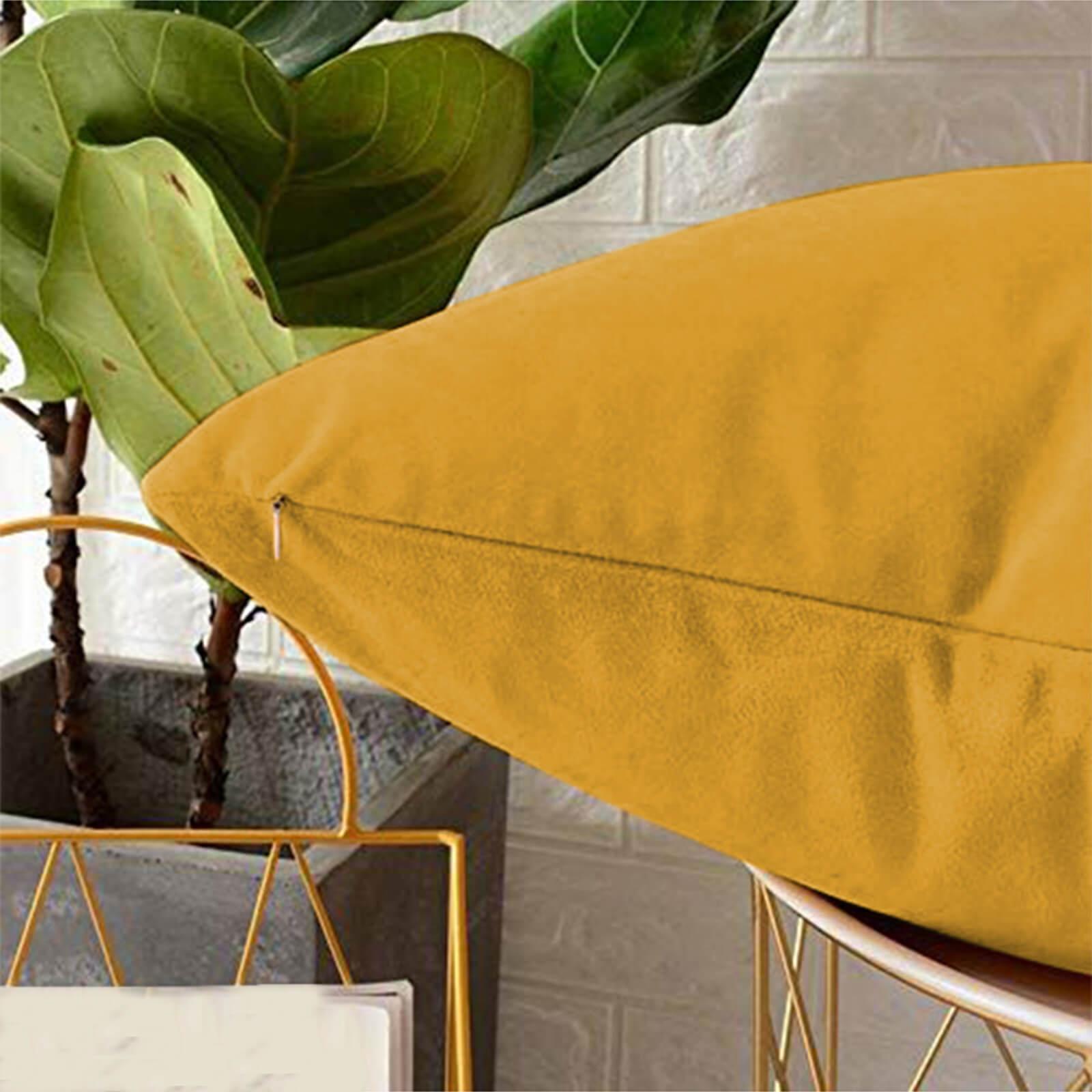 Velvet 2-Piece Filled Cushion Set - 45x45 cms-household-cushionsandthrows-filledcushions-decorativecushions-image-3