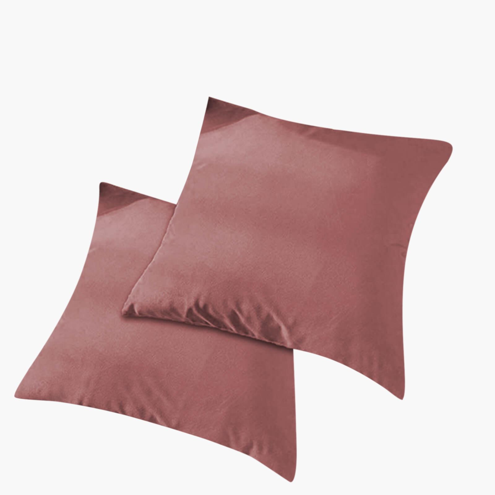 Velvet 2-Piece Filled Cushion Set - 45x45 cms-household-cushionsandthrows-filledcushions-decorativecushions-image-2