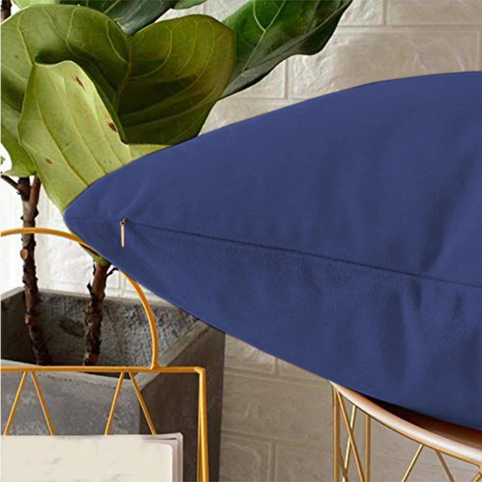 Velvet 2-Piece Filled Cushion Set - 45x45 cms-household-cushionsandthrows-filledcushions-decorativecushions-image-3