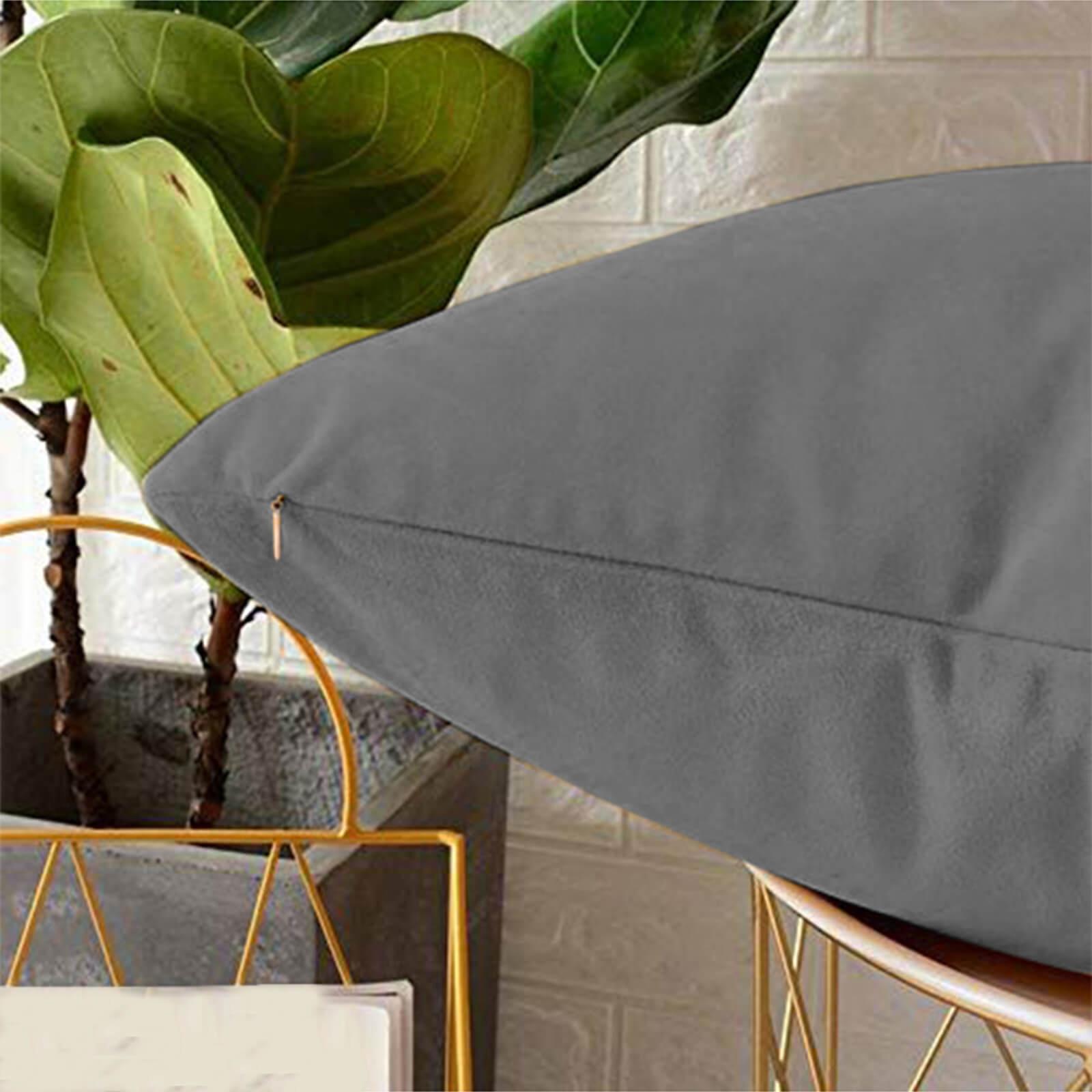 Velvet 2-Piece Filled Cushion Set - 65x65 cms-household-cushionsandthrows-filledcushions-decorativecushions-image-3