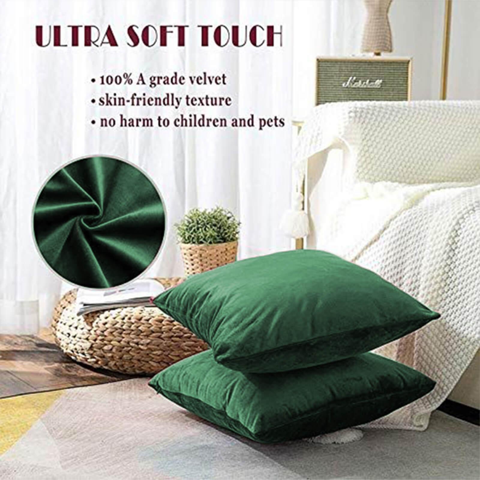 Velvet 2-Piece Filled Cushion Set - 65x65 cms-household-cushionsandthrows-filledcushions-decorativecushions-image-2