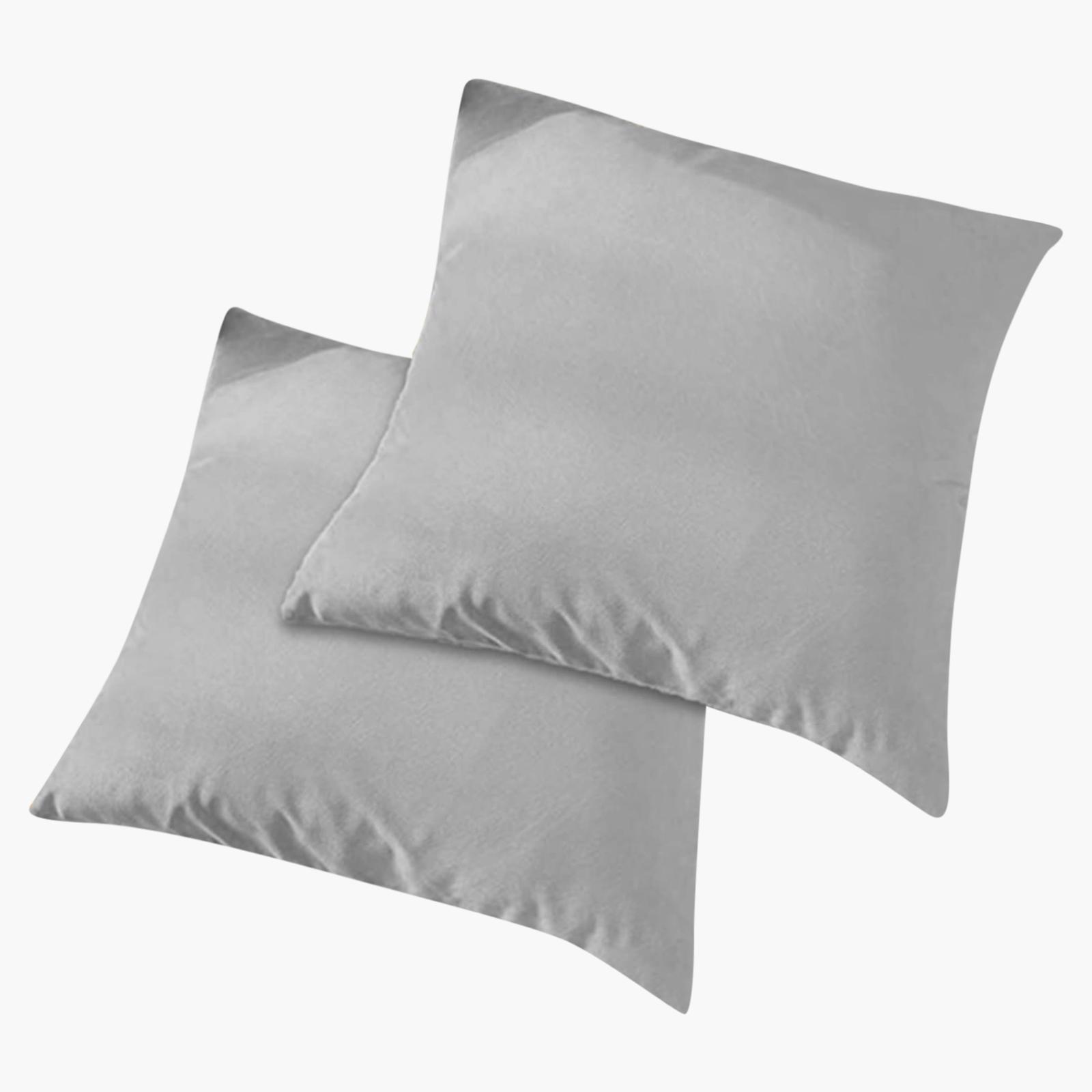 Velvet 2-Piece Filled Cushion Set - 65x65 cms-household-cushionsandthrows-filledcushions-decorativecushions-image-2