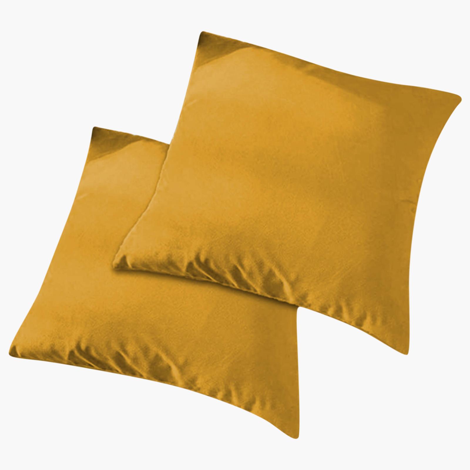 Velvet 2-Piece Filled Cushion Set - 65x65 cms-household-cushionsandthrows-filledcushions-decorativecushions-image-2