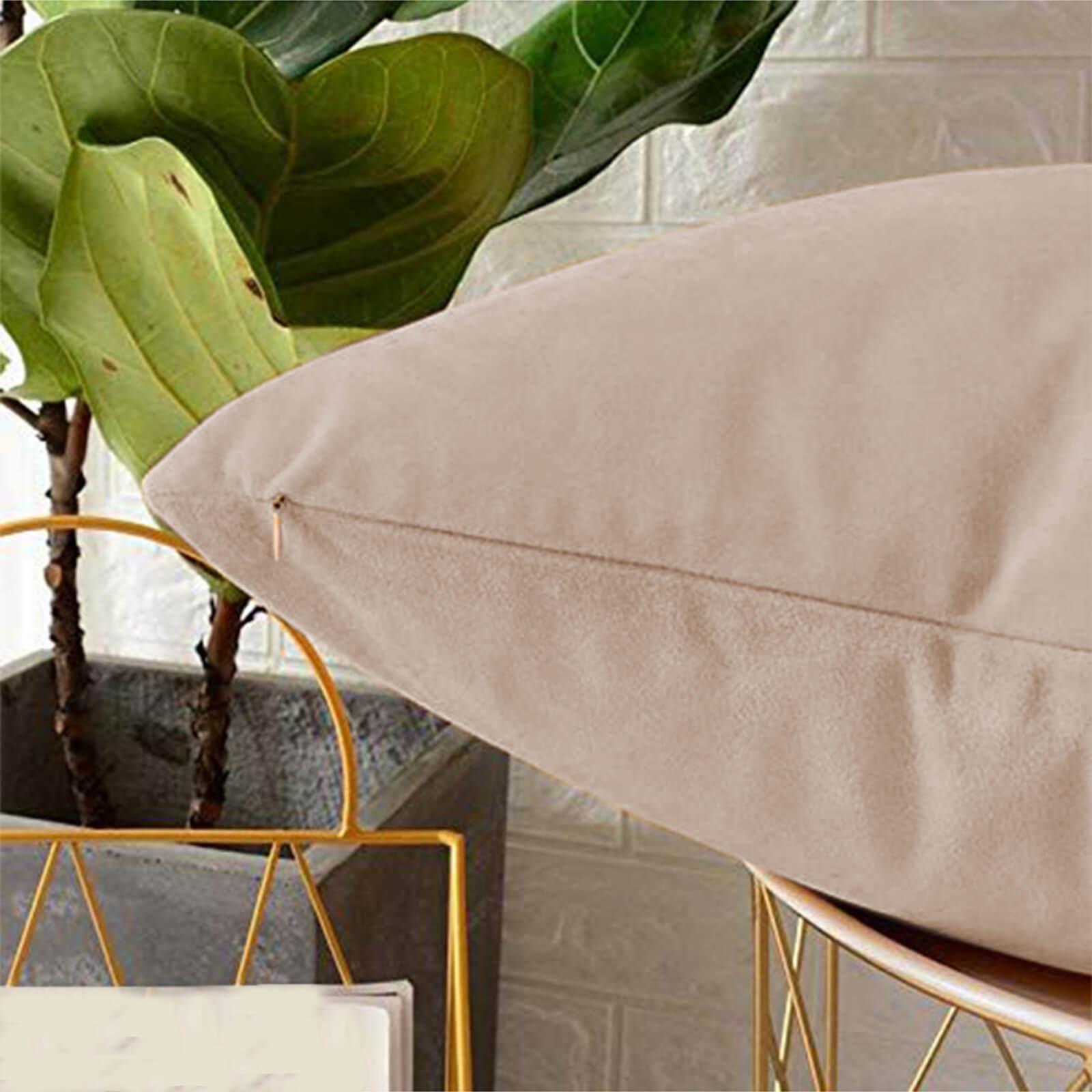 Velvet 2-Piece Filled Cushion Set - 65x65 cms-household-cushionsandthrows-filledcushions-decorativecushions-image-3
