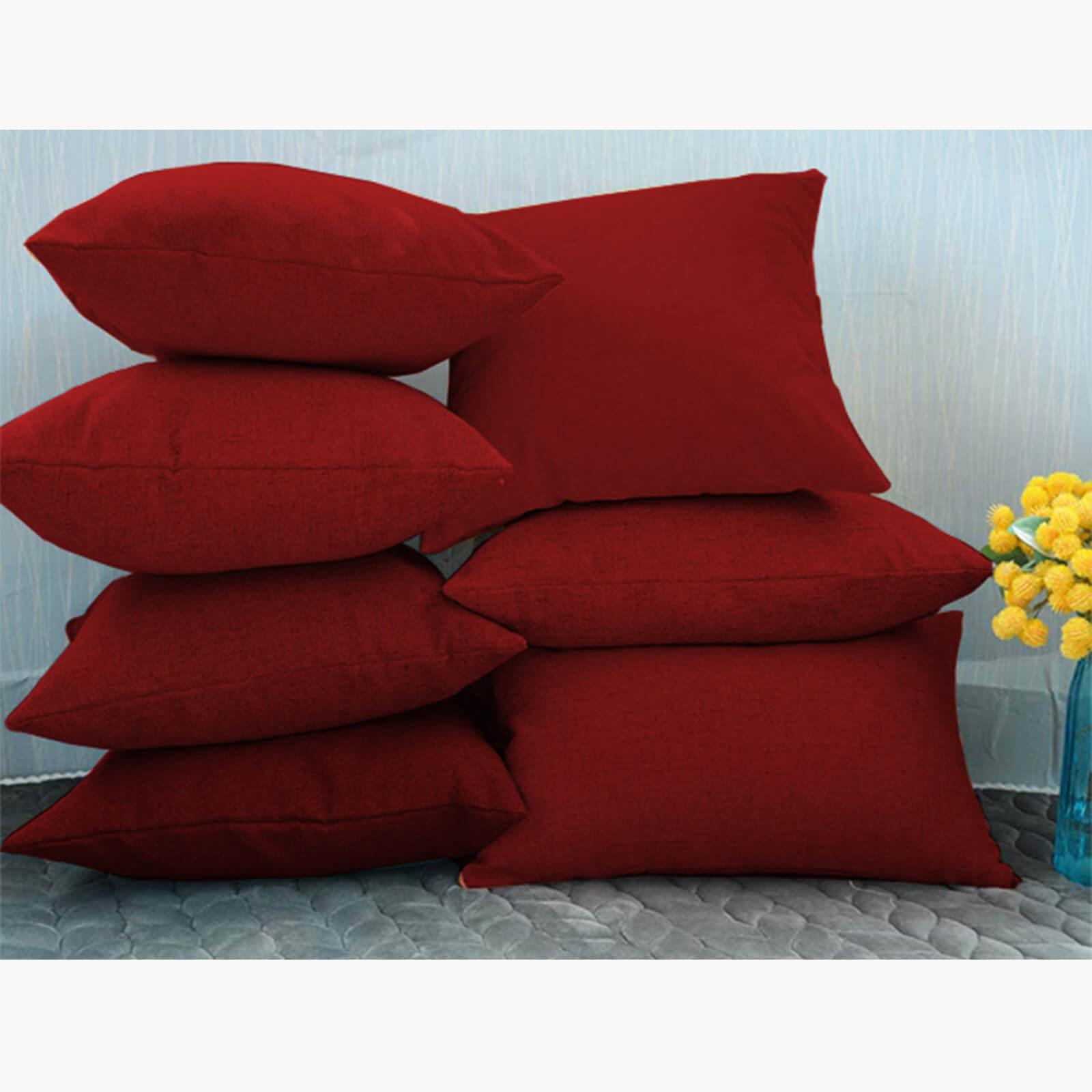 Decorative 2-Piece Linen Cushion Set - 50x30 cms-household-cushionsandthrows-filledcushions-decorativecushions-image-4