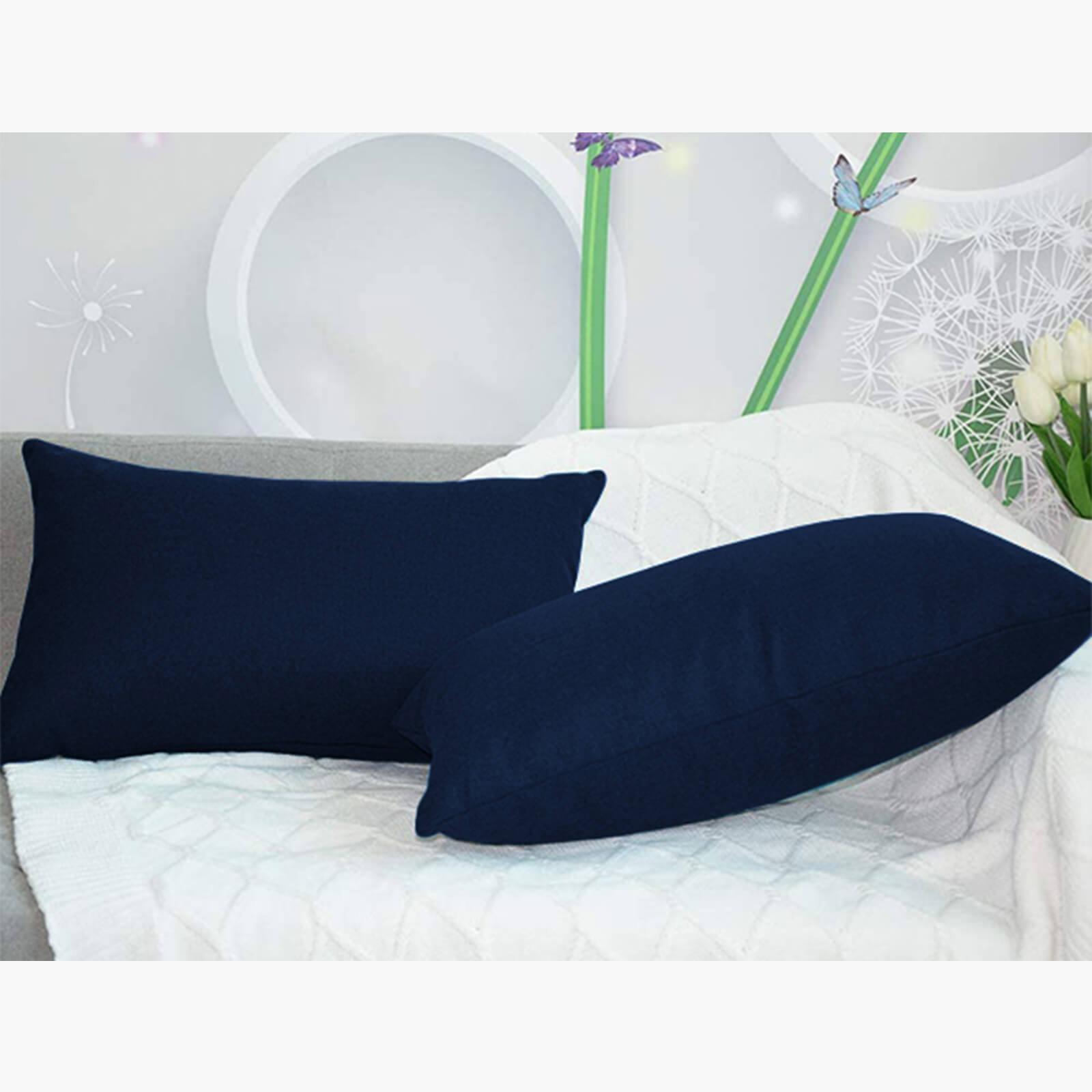 Decorative 2-Piece Linen Cushion Set - 50x30 cms-household-cushionsandthrows-filledcushions-decorativecushions-image-3