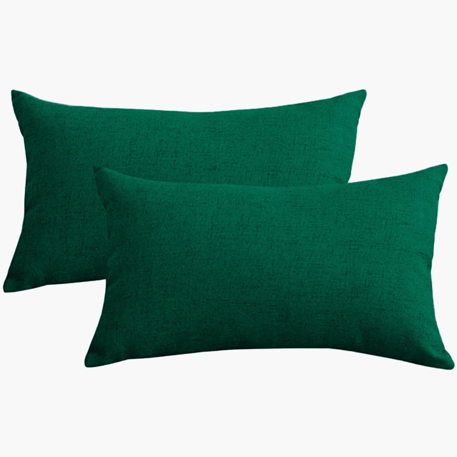 Decorative 2-Piece Linen Cushion Set - 50x30 cms-household-cushionsandthrows-filledcushions-decorativecushions-image-2
