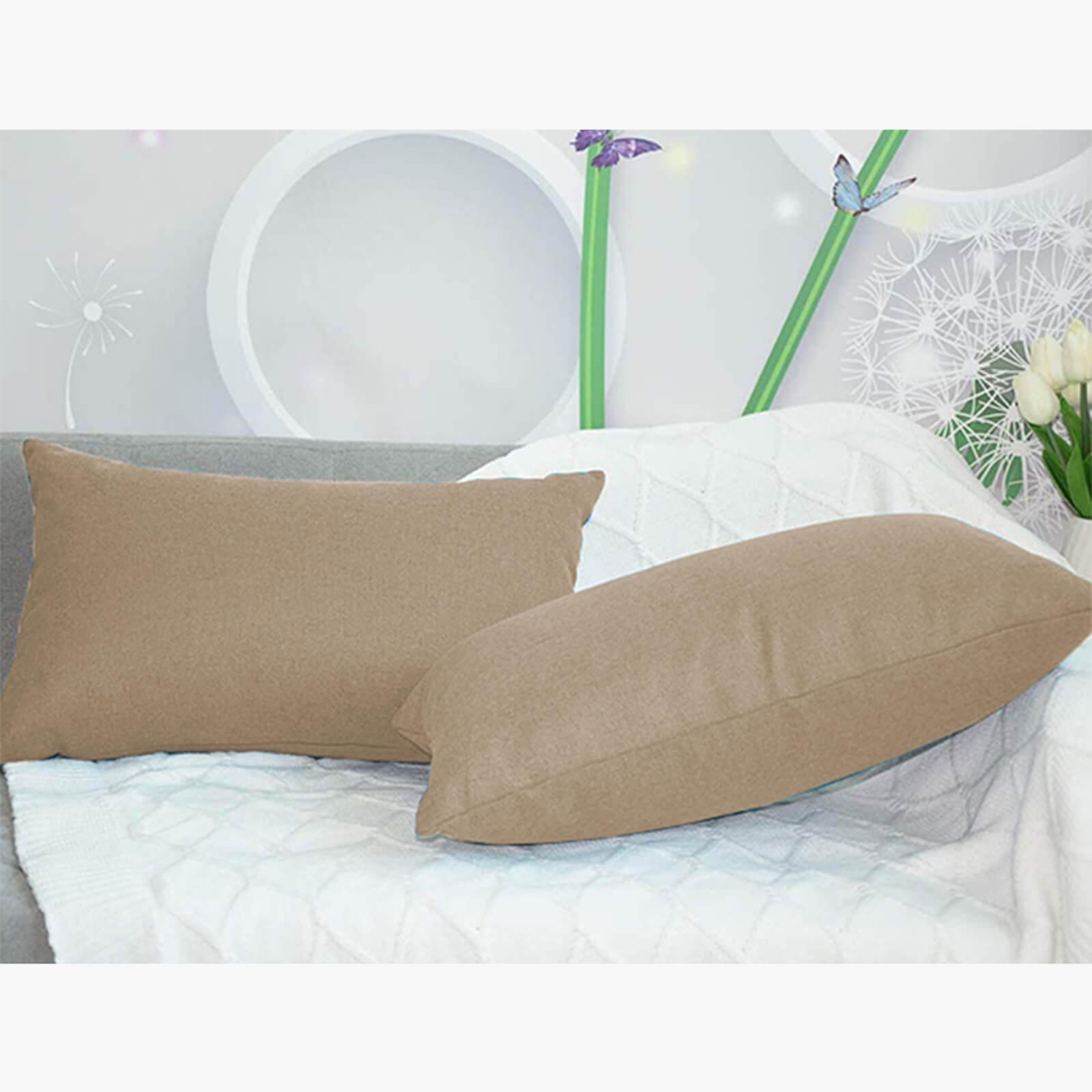 Decorative 2-Piece Linen Cushion Set - 50x30 cms-household-cushionsandthrows-filledcushions-decorativecushions-image-3