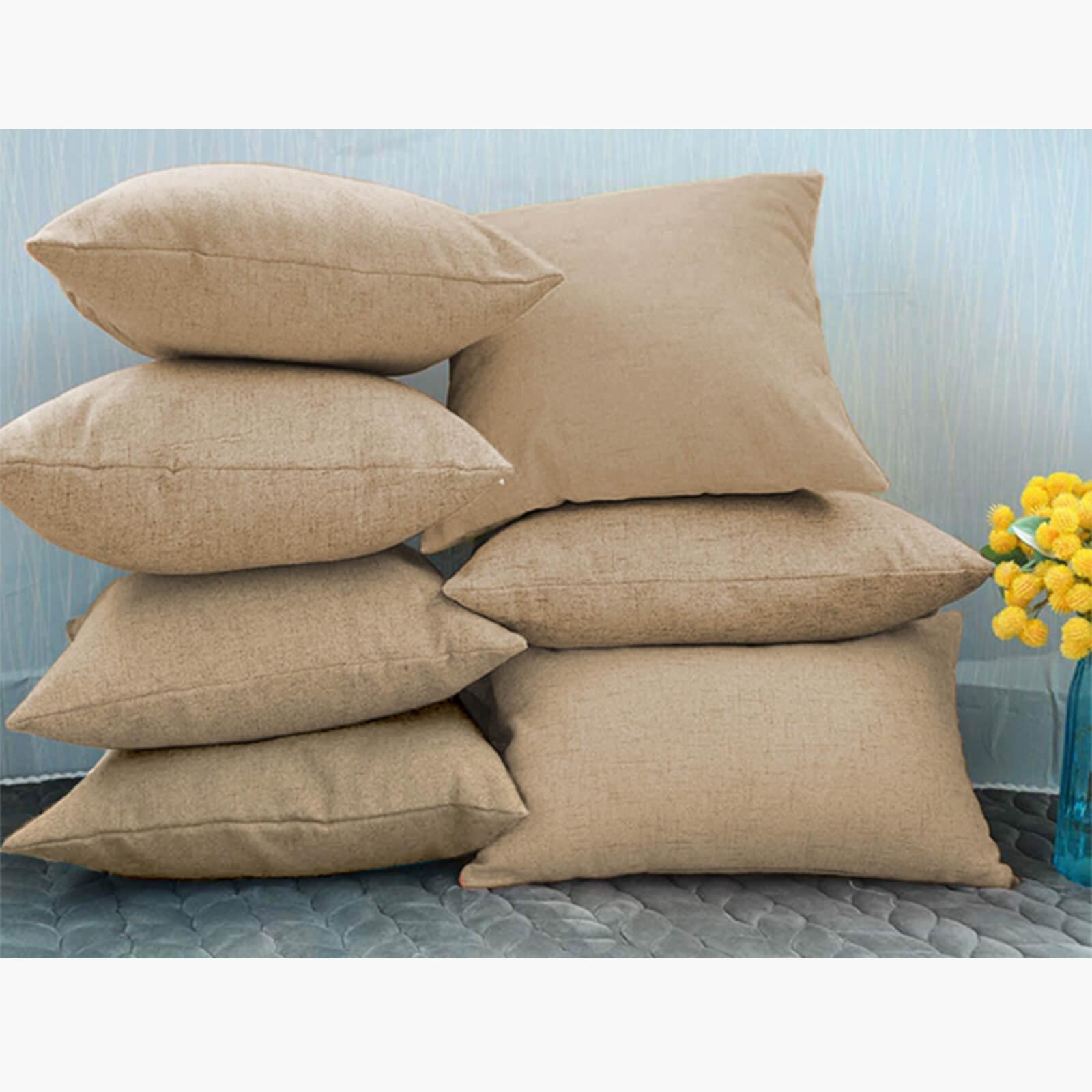 Decorative 2-Piece Linen Cushion Set - 50x30 cms-household-cushionsandthrows-filledcushions-decorativecushions-image-4
