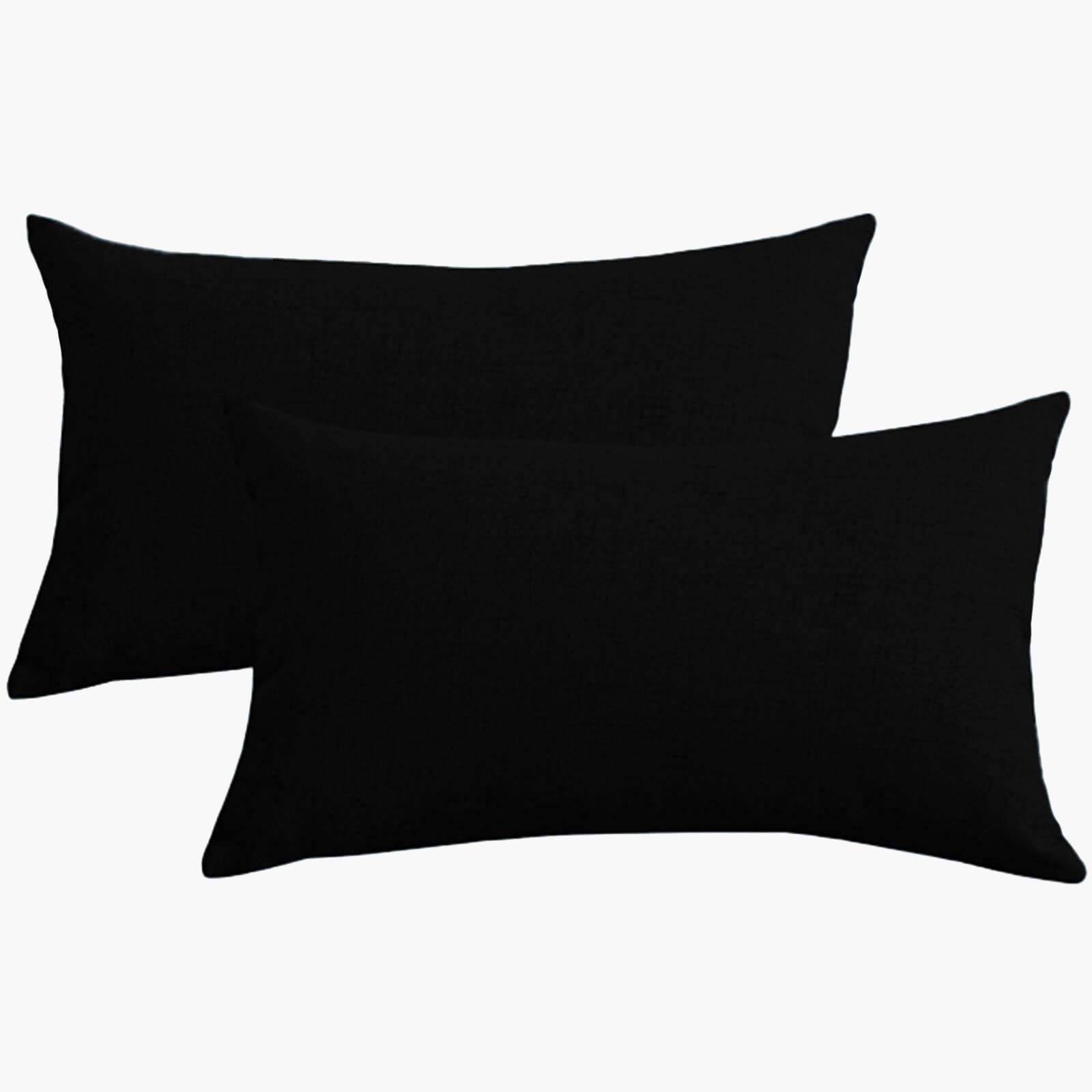 Decorative 2-Piece Linen Cushion Set - 50x30 cms-household-cushionsandthrows-filledcushions-decorativecushions-image-2