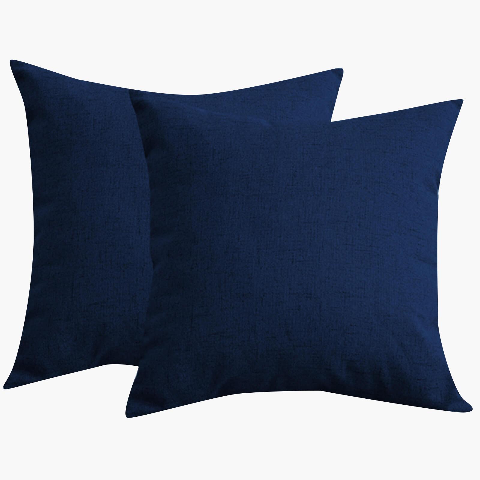 Decorative 2-Piece Linen Cushion Set - 45x45 cms-household-cushionsandthrows-filledcushions-decorativecushions-image-2