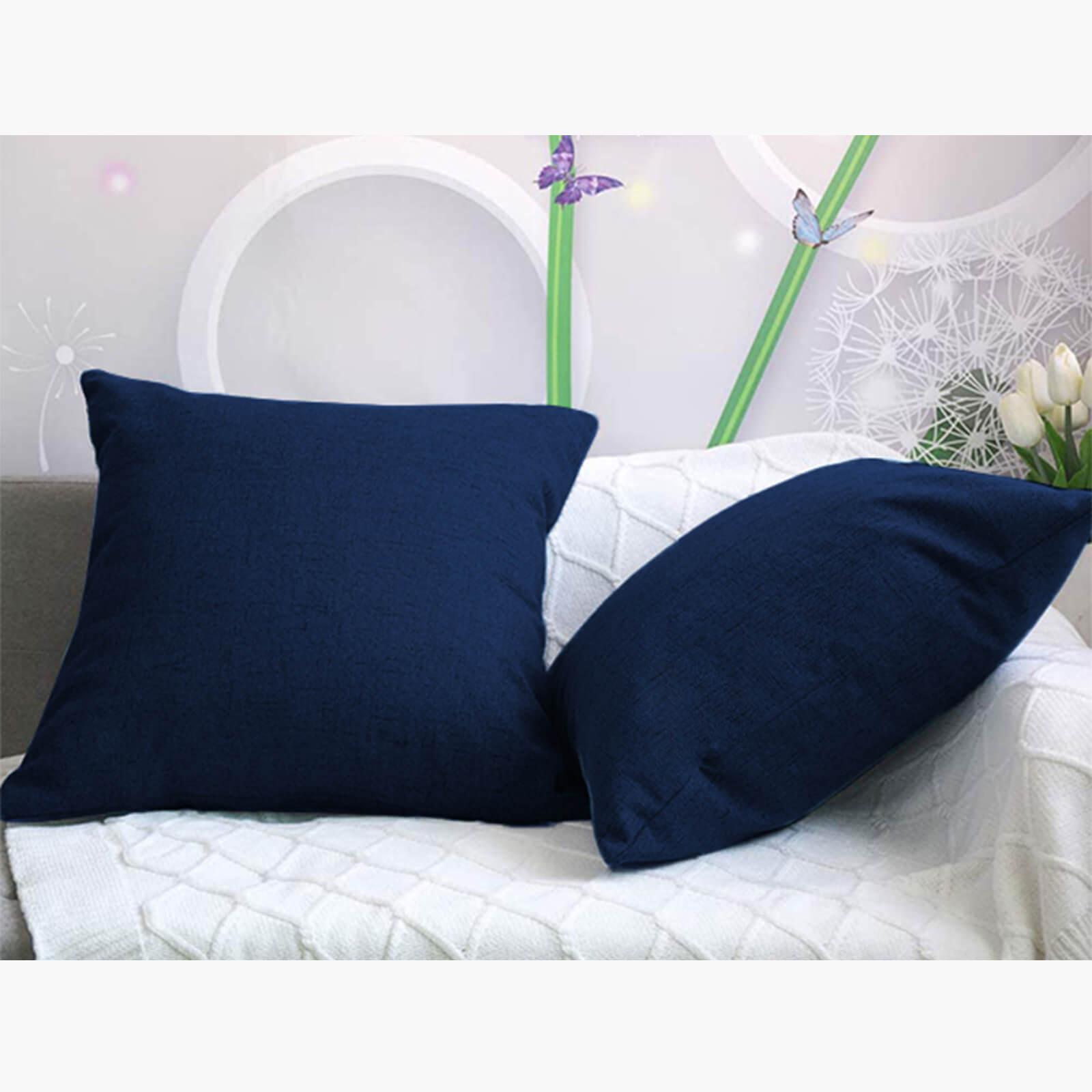 Decorative 2-Piece Linen Cushion Set - 45x45 cms-household-cushionsandthrows-filledcushions-decorativecushions-image-3