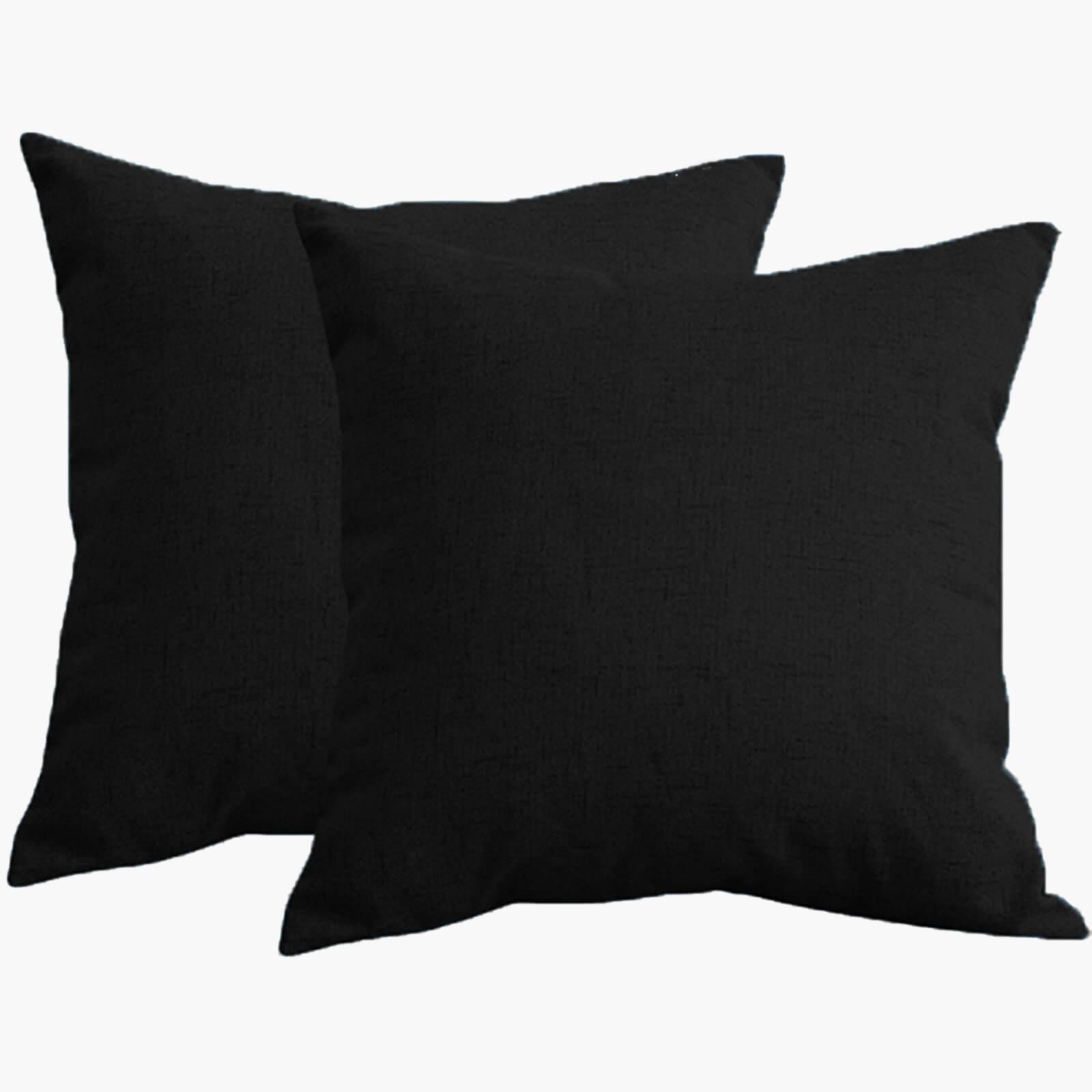 Decorative 2-Piece Linen Cushion Set - 45x45 cms-household-cushionsandthrows-filledcushions-decorativecushions-image-2