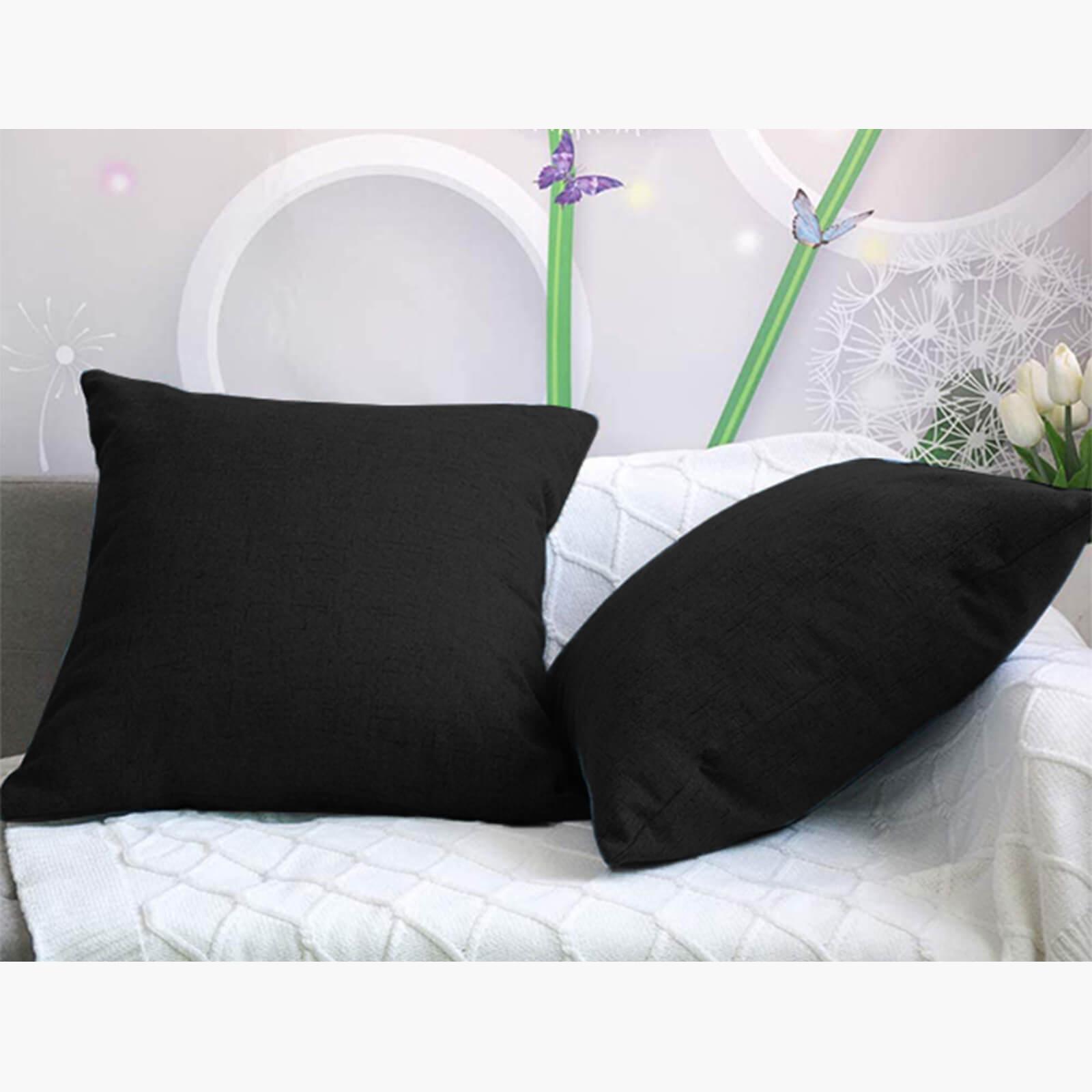 Decorative 2-Piece Linen Cushion Set - 45x45 cms-household-cushionsandthrows-filledcushions-decorativecushions-image-3