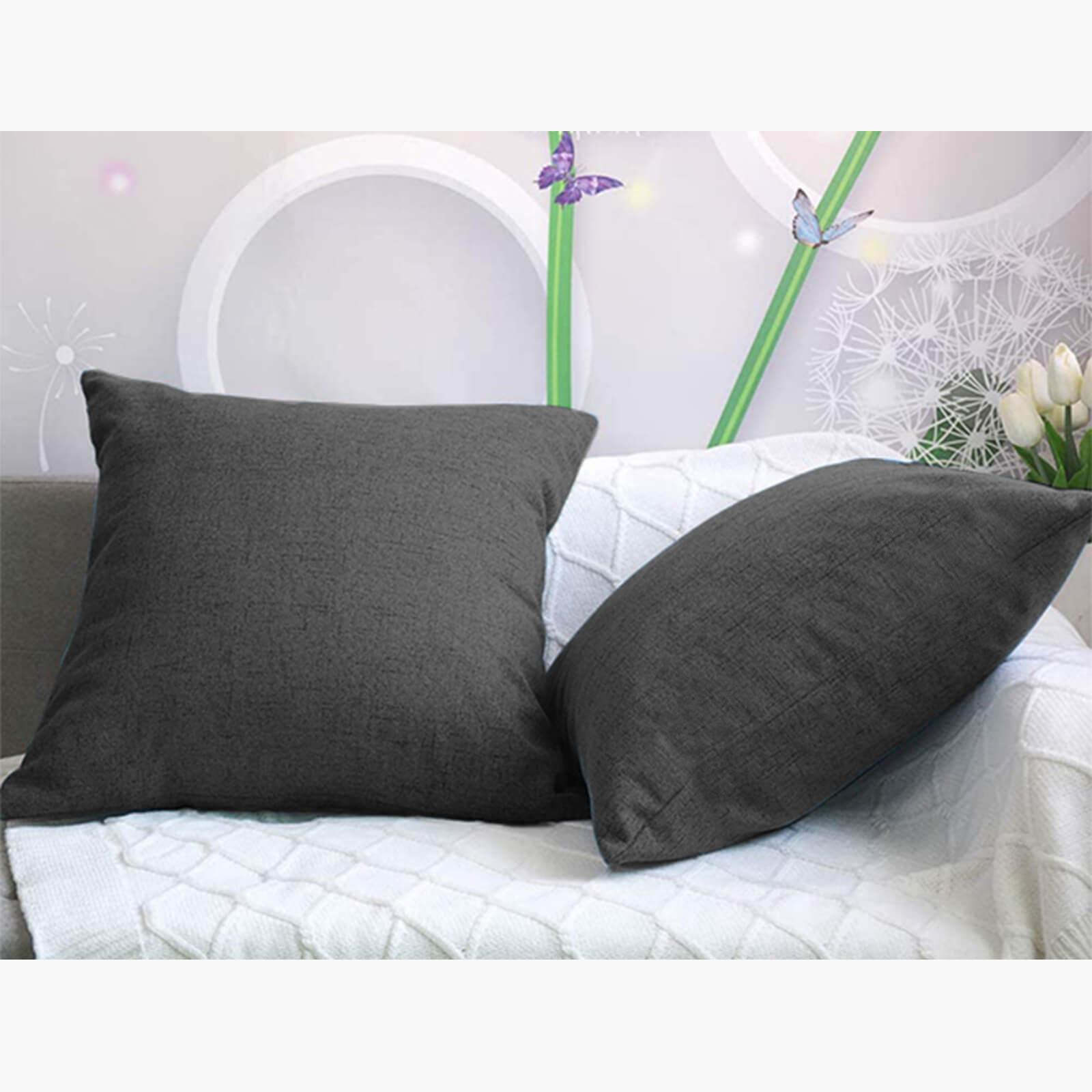 Solid 2-Piece Linen Filled Cushion Set - 65x65 cms-household-cushionsandthrows-filledcushions-decorativecushions-image-3
