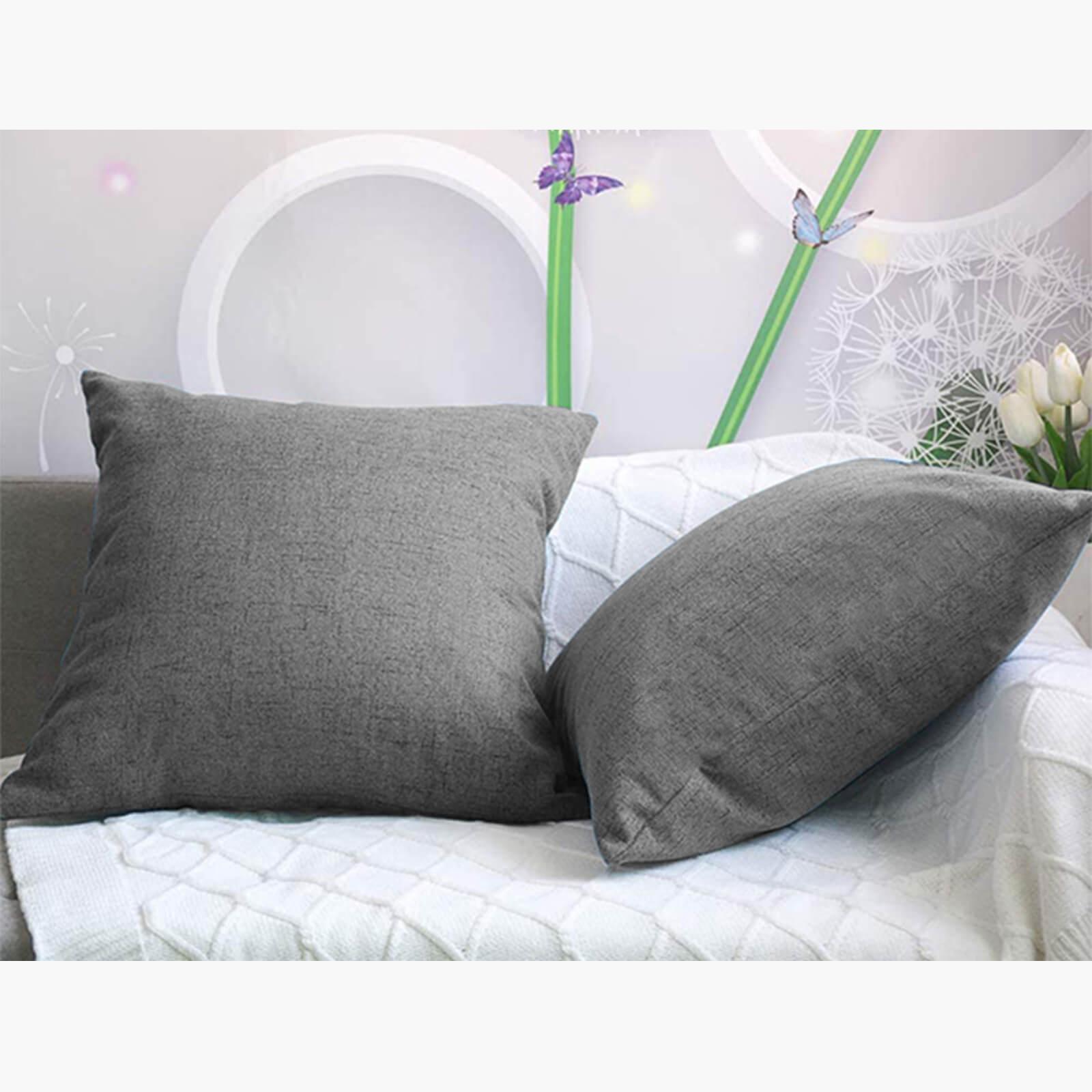 Decorative 2-Piece Linen Cushion Set - 65x65 cms-household-cushionsandthrows-filledcushions-decorativecushions-image-3