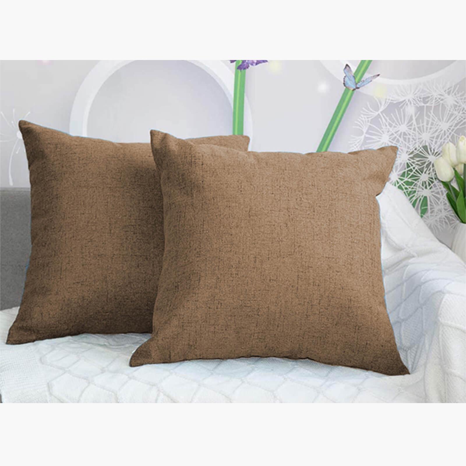 Decorative 2-Piece Linen Cushion Set - 65x65 cms-household-cushionsandthrows-filledcushions-decorativecushions-image-1