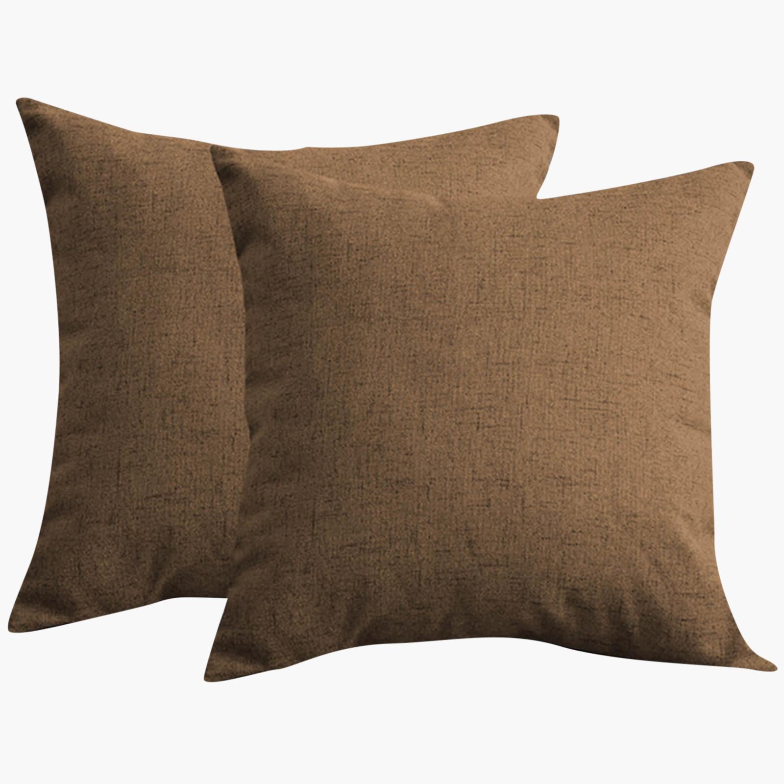 Decorative 2-Piece Linen Cushion Set - 65x65 cms-household-cushionsandthrows-filledcushions-decorativecushions-image-2