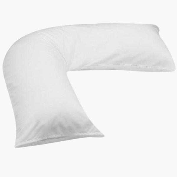 V-Shaped Microfiber Pillow - 90x50 cms-household-bedding-pillows-image-1