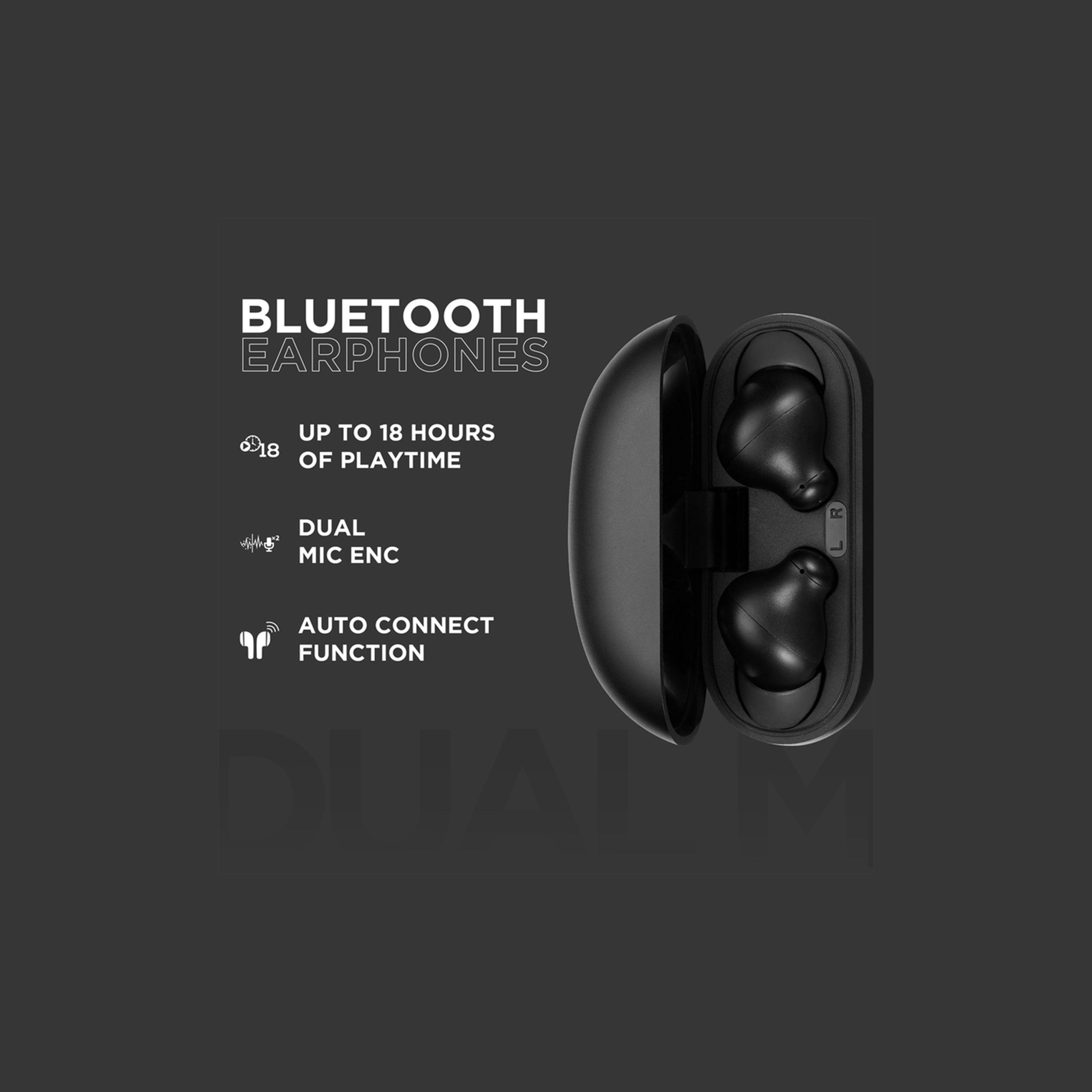 Volkano Willow ENC Wireless Earphone with Hall Switch - Black-electronics-headphonesandearphones-image-3