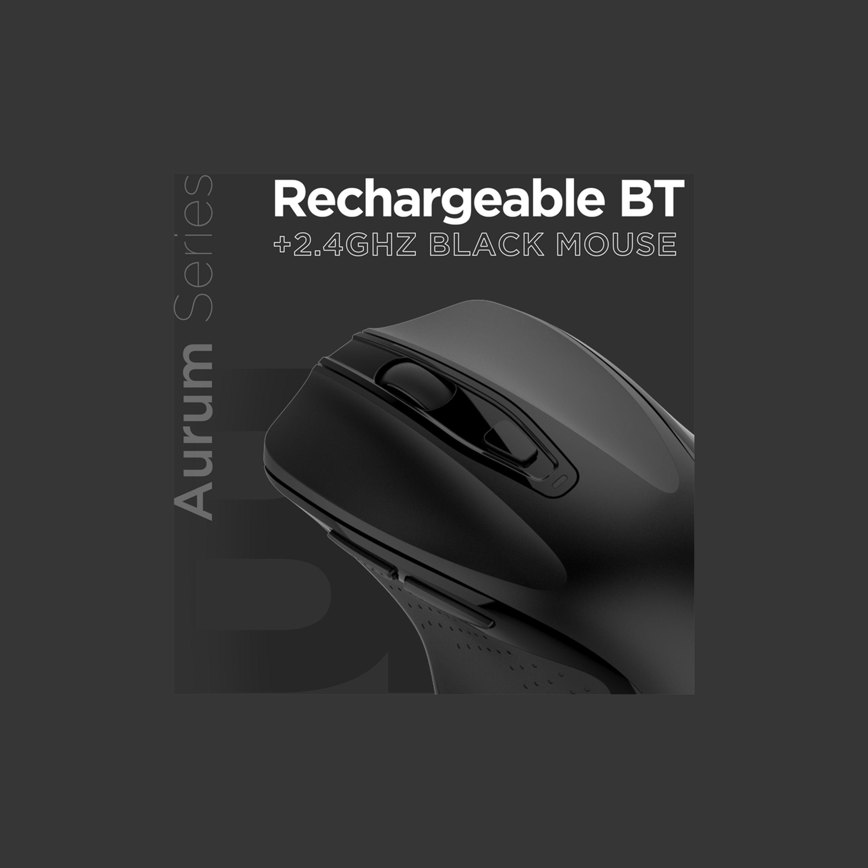 Volkano Aurum Series Rechargeable Bluetooth Mouse - Black-electronics-accessories-computeraccesories-image-2