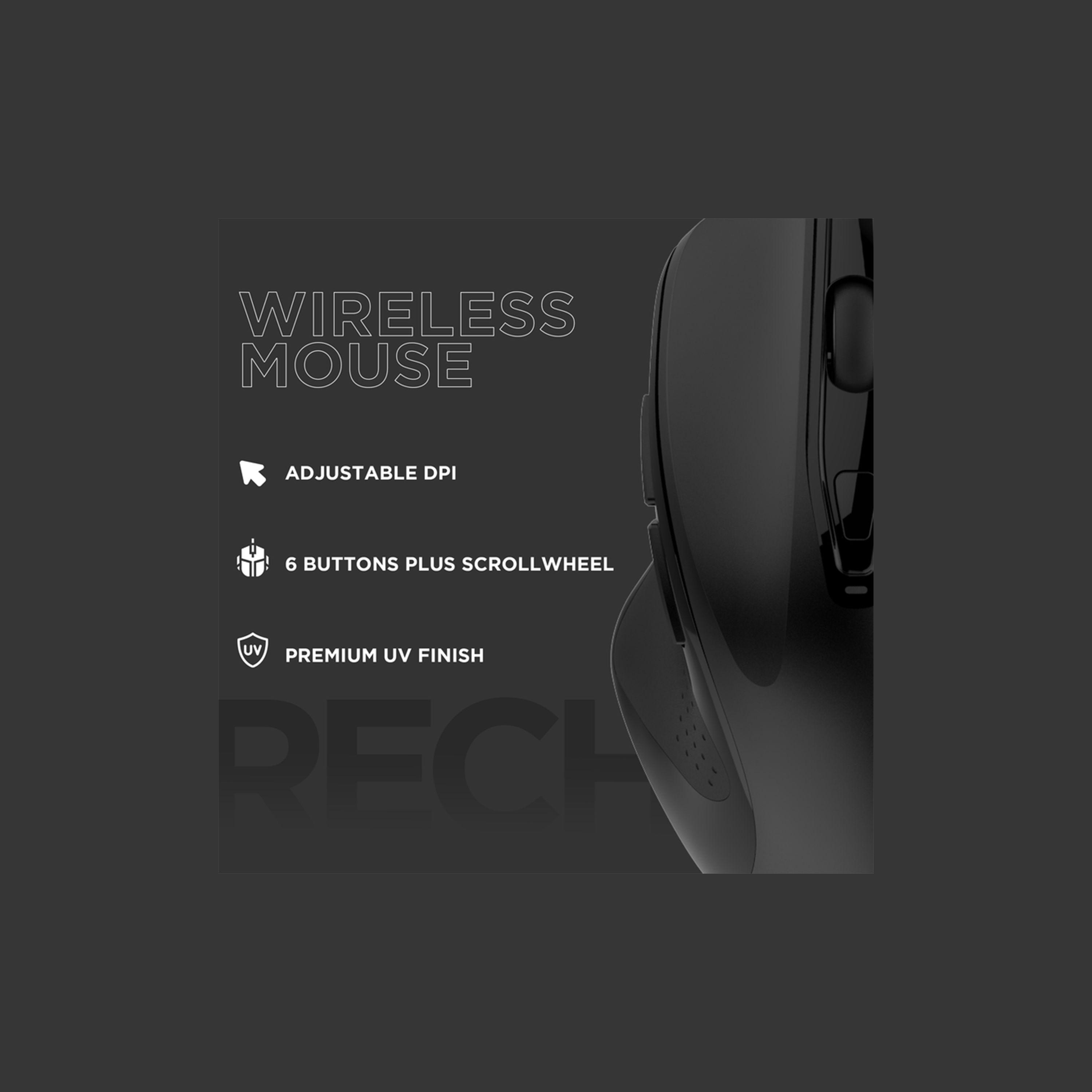 Volkano Aurum Series Rechargeable Bluetooth Mouse - Black-electronics-accessories-computeraccesories-image-3