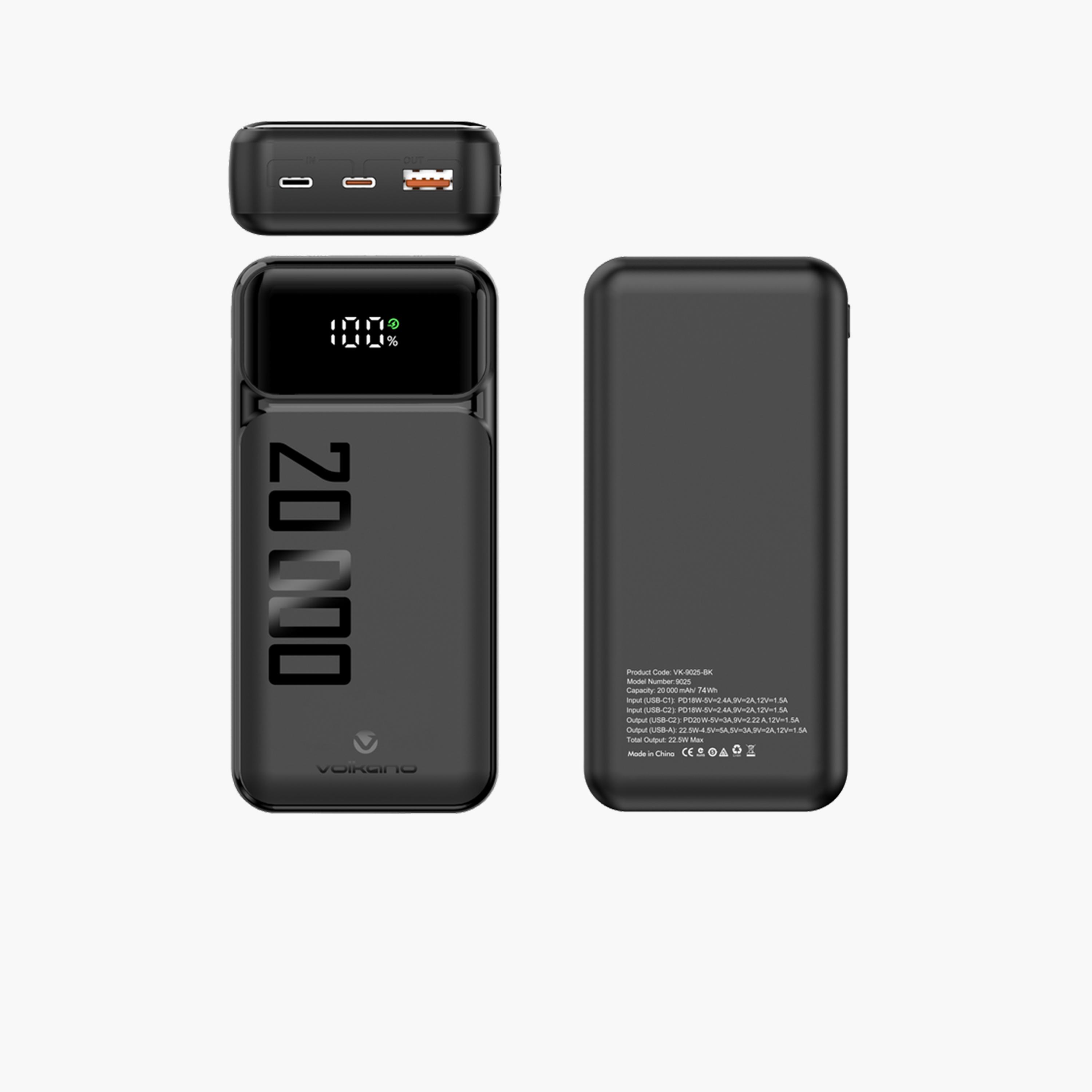 Volkano Roma Series 20000mAh PD 20W Power Bank-electronics-portabledevices-image-1